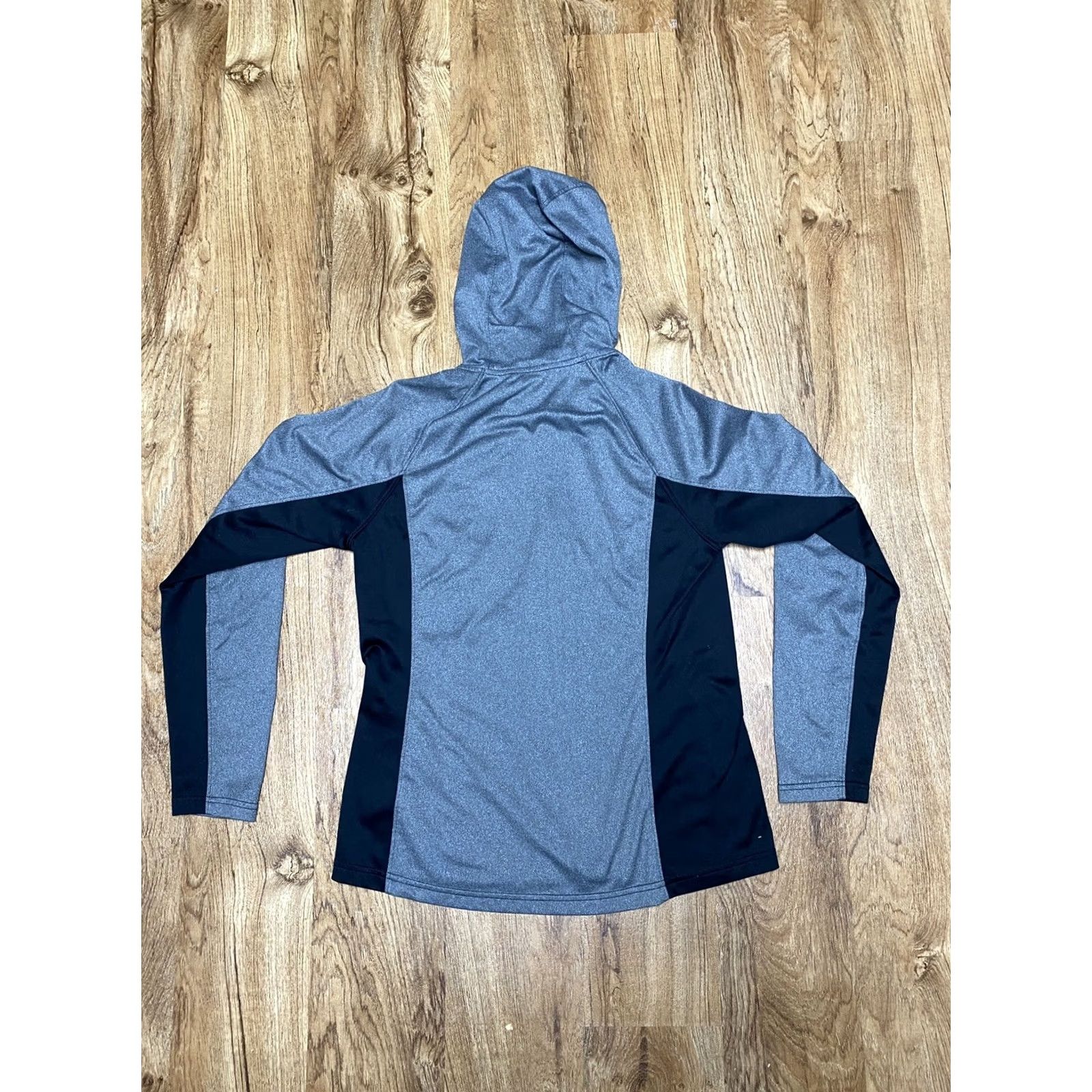 The North Face The North Face Women Jacket Zip Hoody Gray Black 2 Front Pockets Winter Fall Paisley Softshell Size L / US 10 / IT 46 - 2 Thumbnail