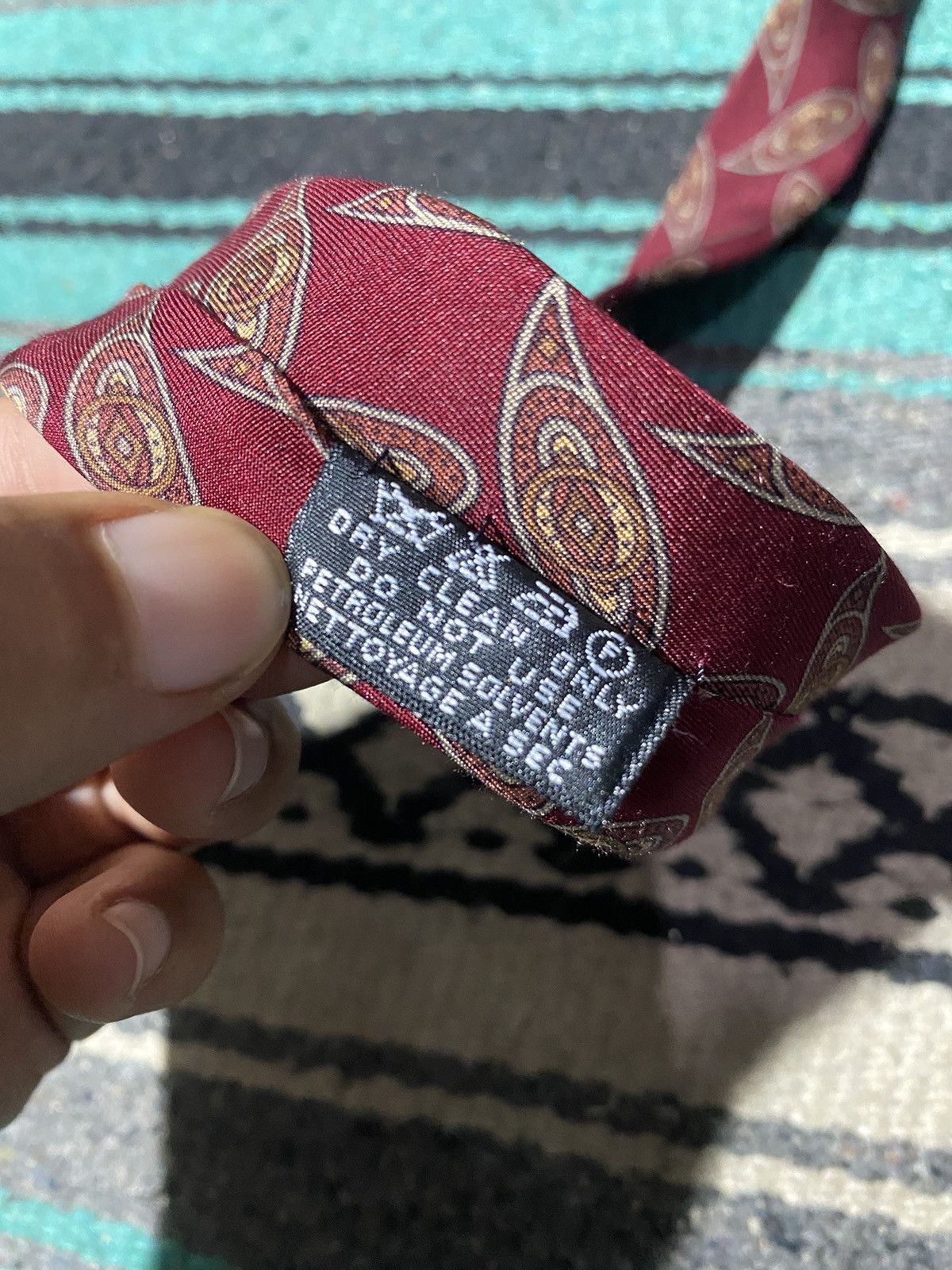 Chanel Chanel Pattern Tie Size ONE SIZE - 4 Thumbnail