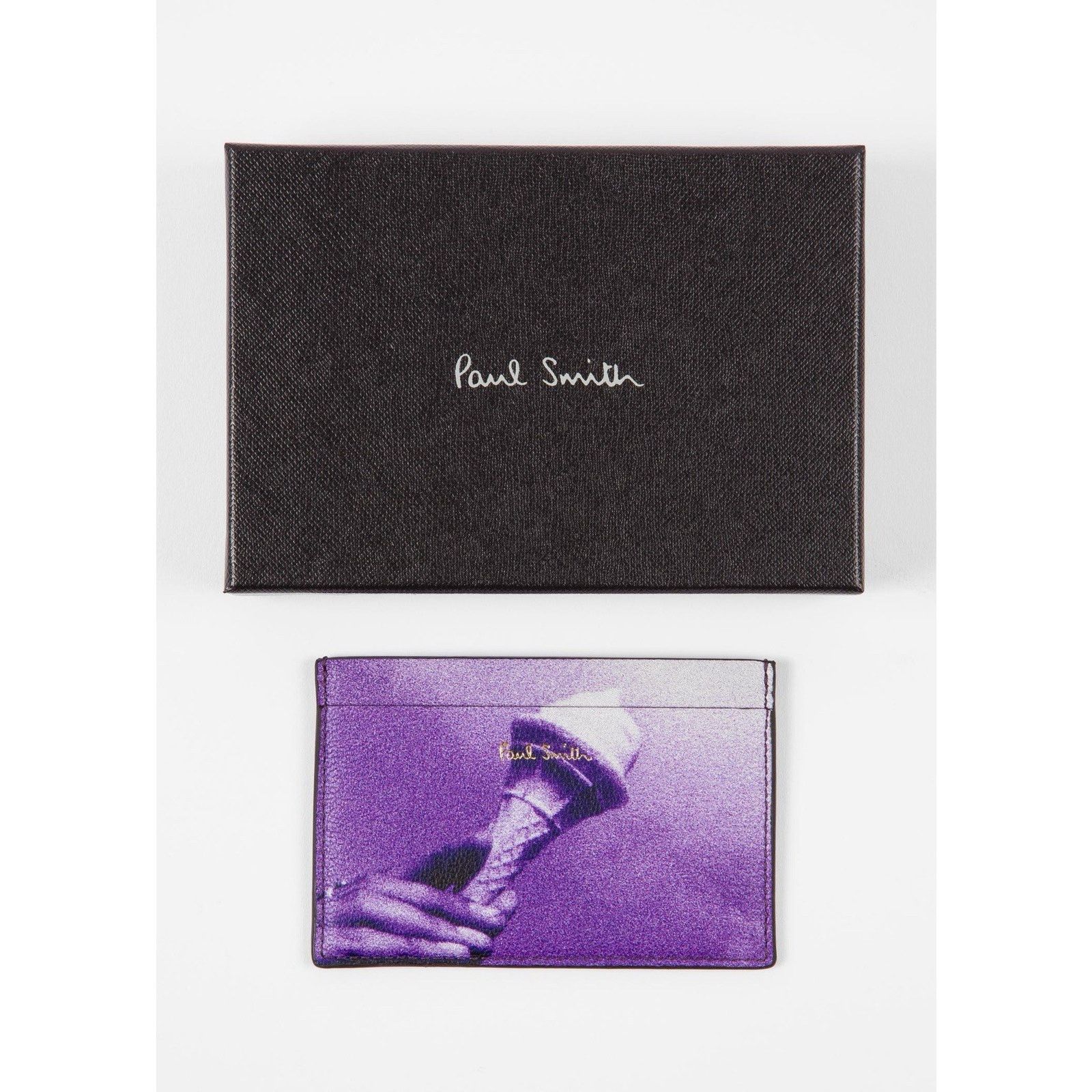 Paul Smith Rare! NWT $225 Paul Smith Leather Ice Cream Card Wallet Size ONE SIZE - 3 Thumbnail