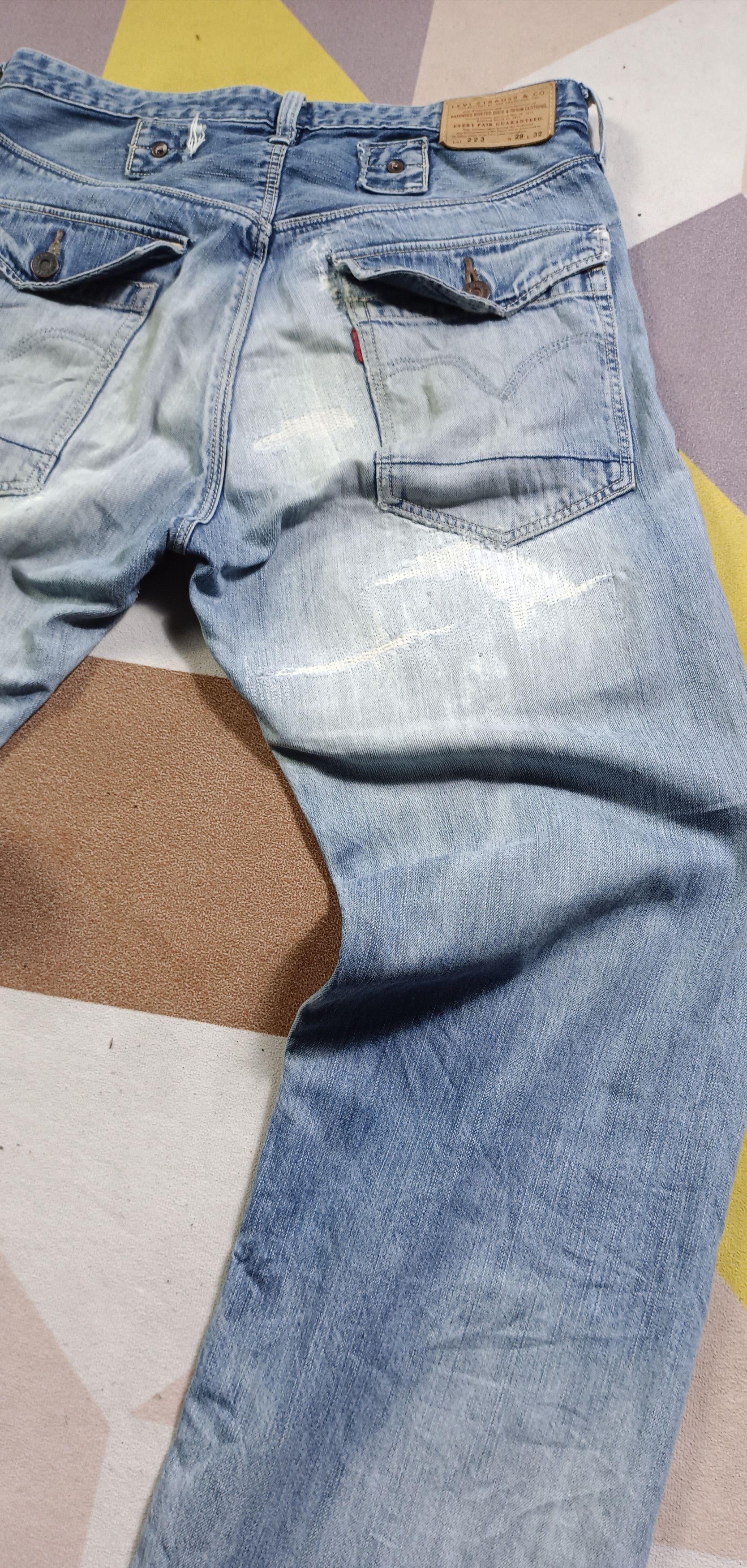 Levi's 🔥🔥Vintage 90s Levis Classic Double Knee Distressed Denim Size US 30 / EU 46 - 6 Thumbnail