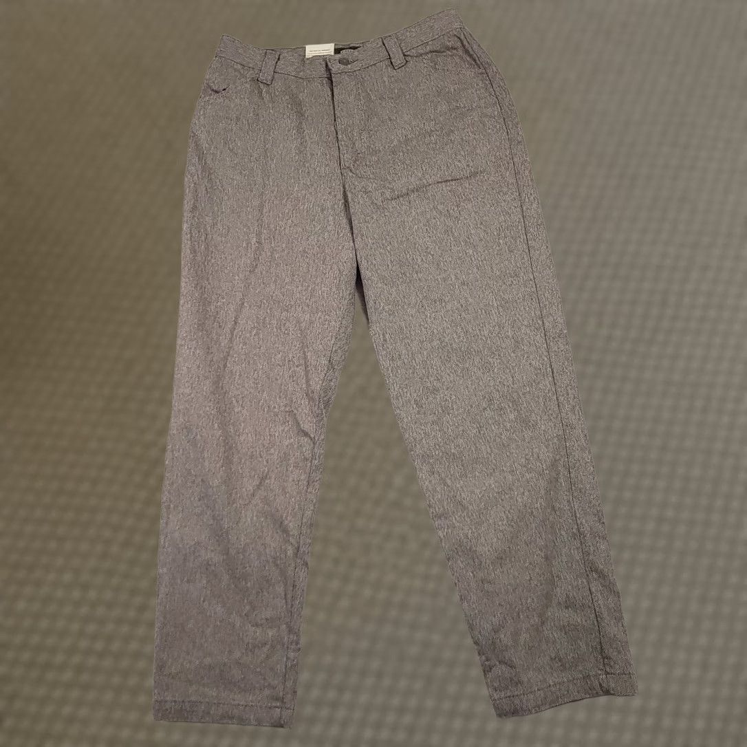 Lee Lee Riders Pants Women's 10P Brown Black Twist Eased Tapered High Rise Chino 28in Inseam Size 32" / US 10 / IT 46 - 1 Thumbnail
