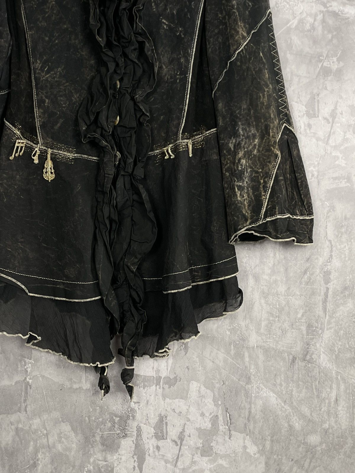 If Six Was Nine × Japanese Brand × Vintage Vintage Avant Garde IfSixWasNine Style Y2K Faded Dress Size M / US 6-8 / IT 42-44 - 6 Thumbnail
