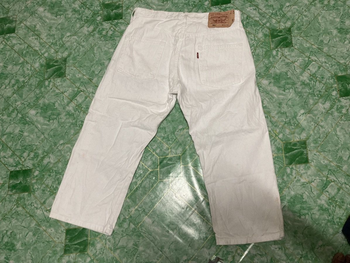 Levi's Vintage Clothing Vintage Levi’s 501 White Baggy 130 Year Size US 30 / EU 46 - 2 Thumbnail