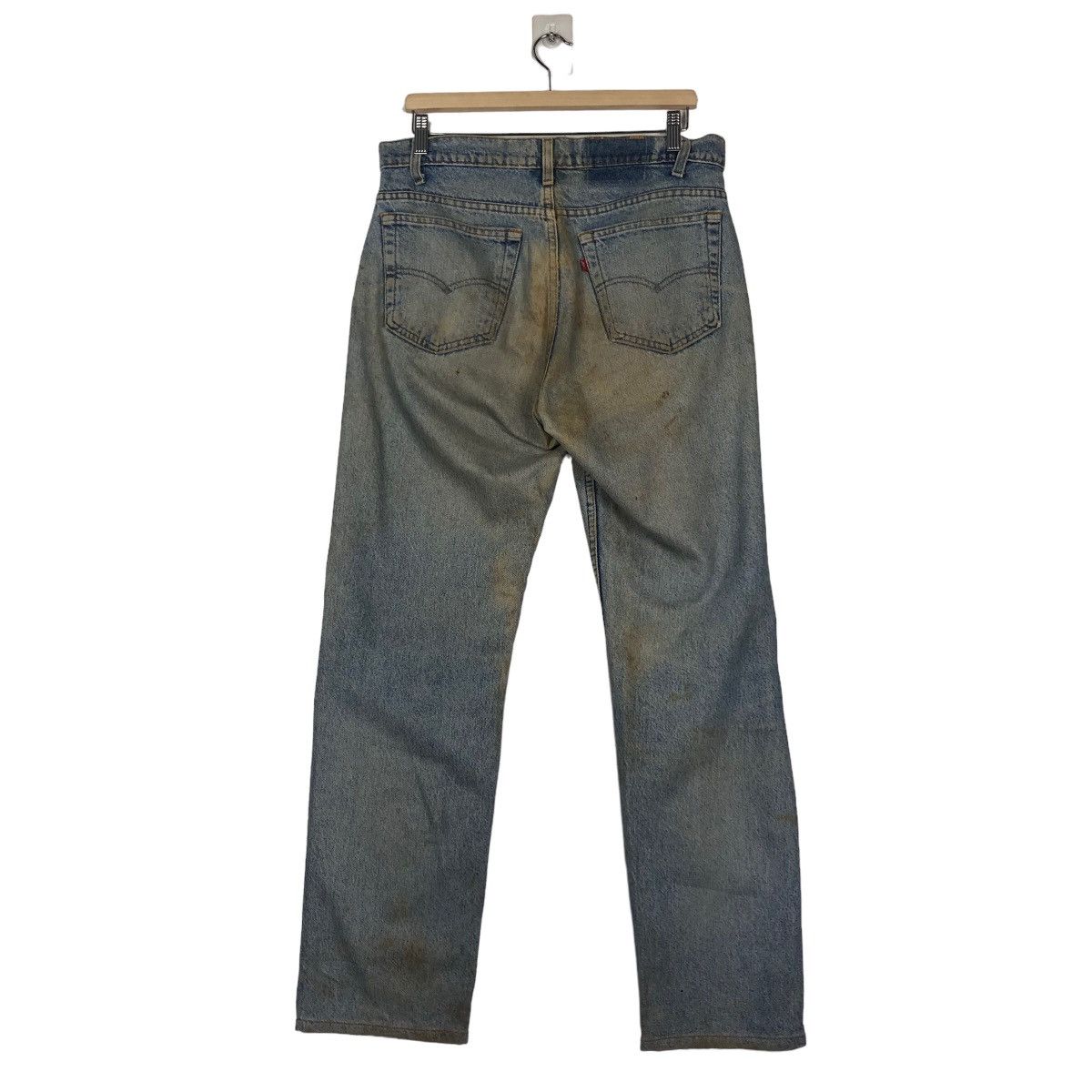 Levi's 🔥VINTAGE DISTRESSED DENIM JEANS LEVI’S MADE IN USA Size US 34 / EU 50 - 8 Thumbnail