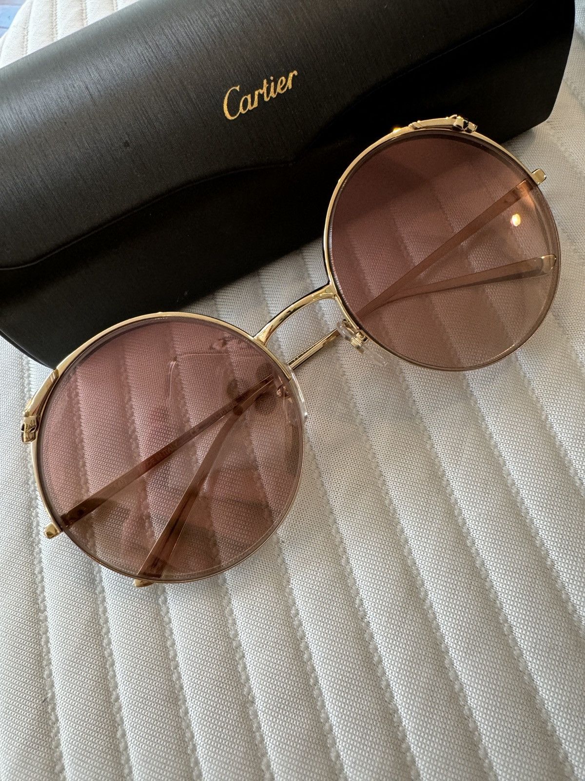 Cartier Cartier Circle Panther Sunglasses Size ONE SIZE - 6 Thumbnail