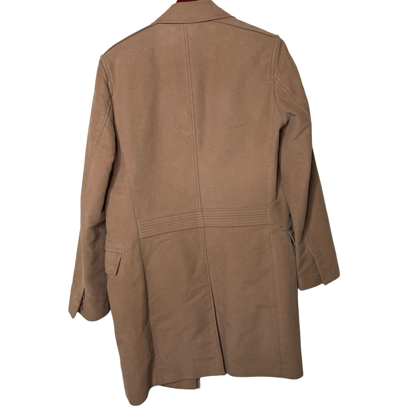 Club Monaco Club Monaco Men Tan 100% canvas cotton classic coat sz M Size US M / EU 48-50 / 2 - 2 Thumbnail