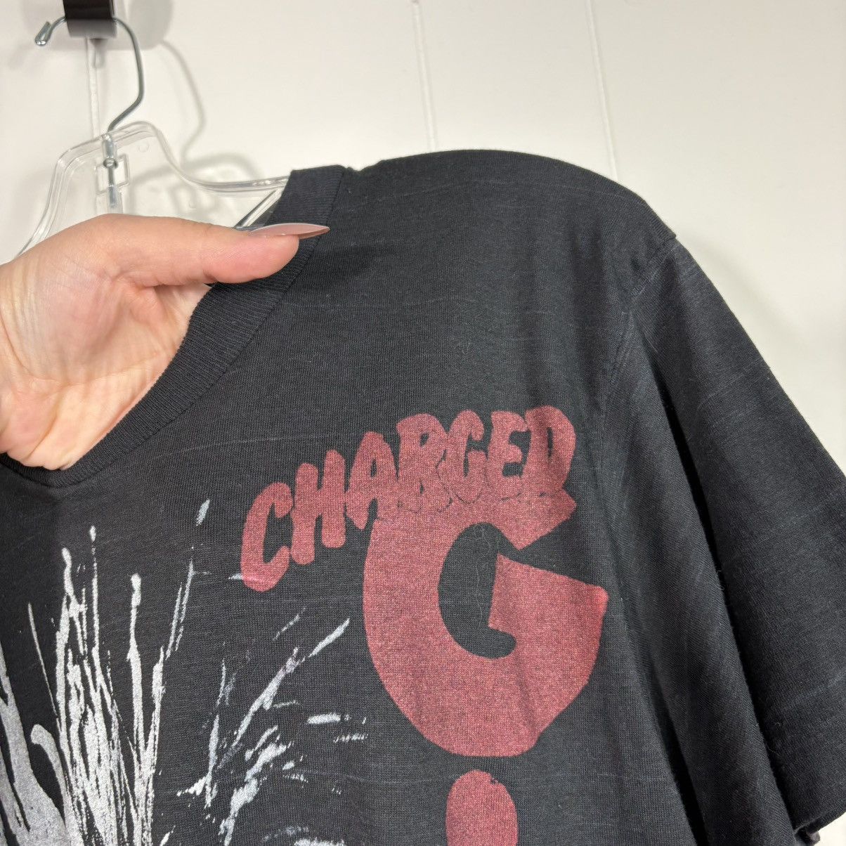 Band Tees Vintage 90s Charged GBH Single Stitch Colin Abraham Tee Punk Size US L / EU 52-54 / 3 - 4 Thumbnail