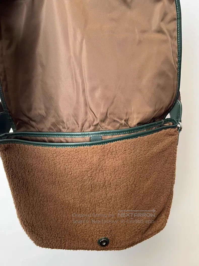 Yohji Yamamoto Yohji Yamamoto Meillard Lamb Fur Zipper Crossbody Bag Size ONE SIZE - 5 Thumbnail