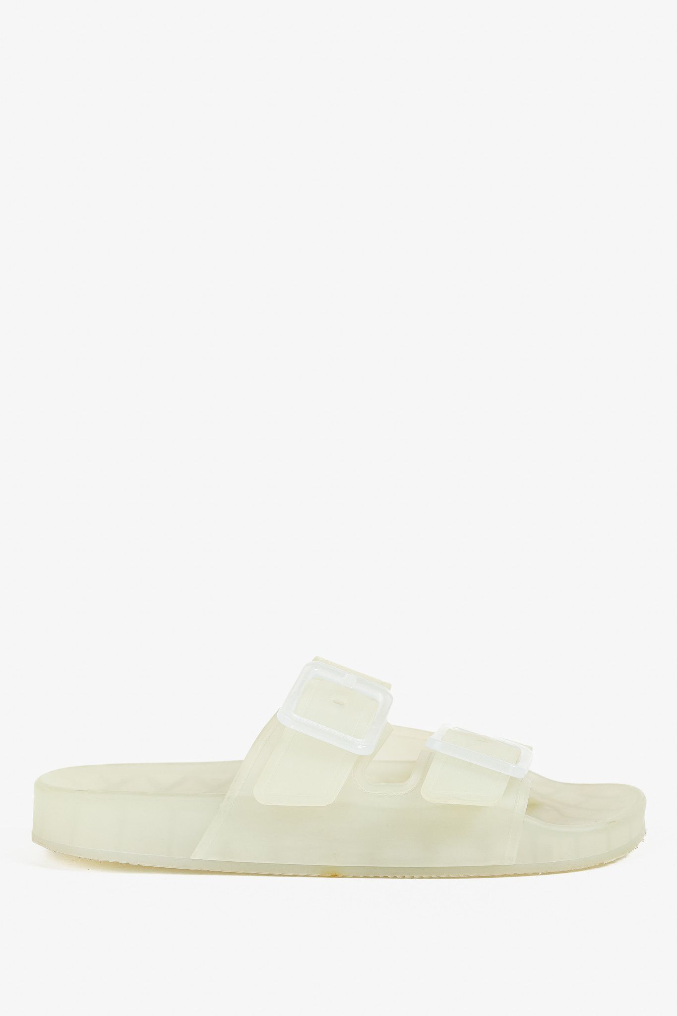 Balenciaga Balenciaga Mallorca Translucent Buckled Jelly Slide Sandals Size US 7.5 / IT 37.5 - 2 Thumbnail