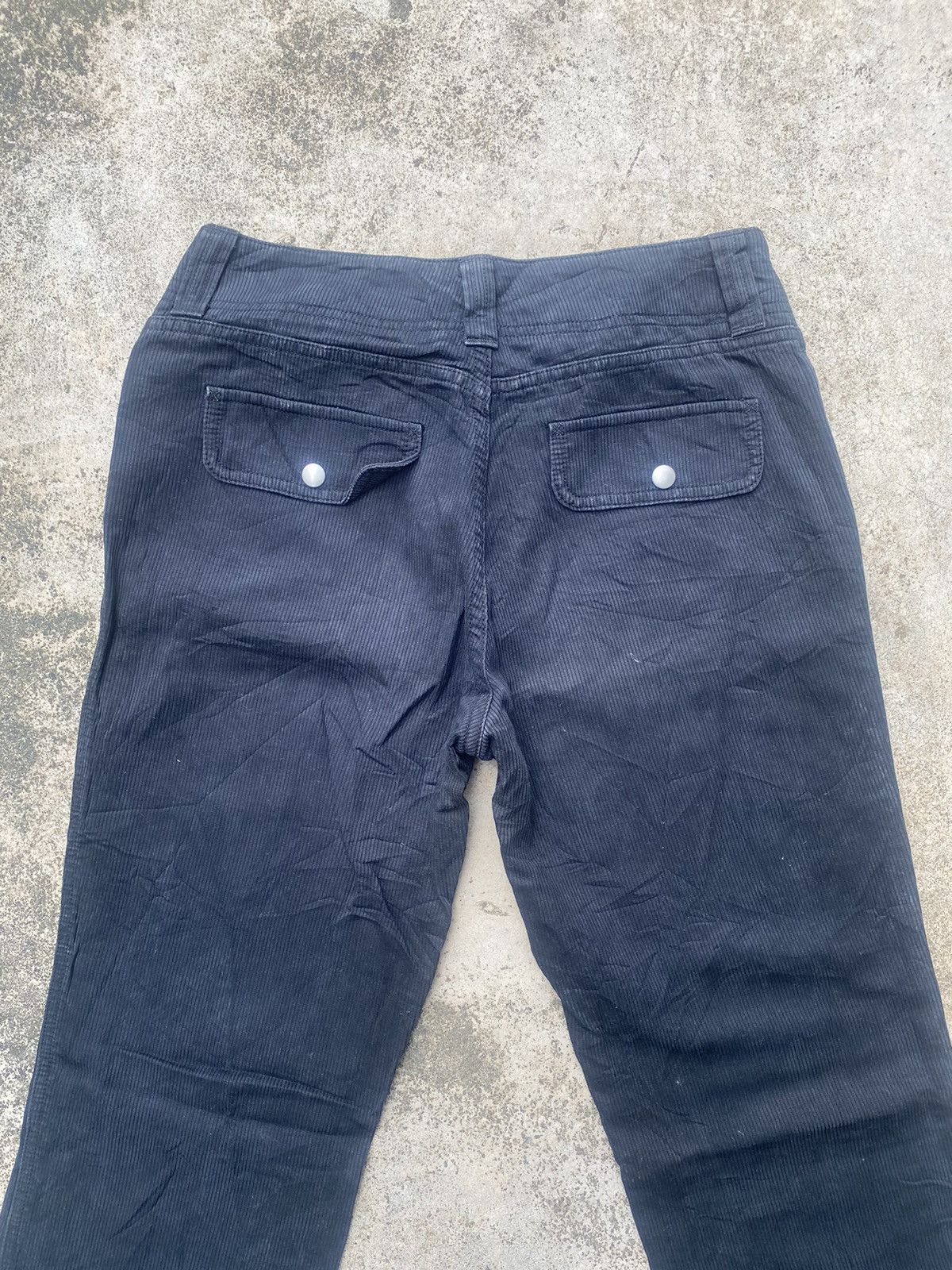 If Six Was Nine × Japanese Brand × United Colors Of Benetton Flare Jeans United Colour Of Benetton Corduroy Size US 28 / EU 44 - 17 Thumbnail