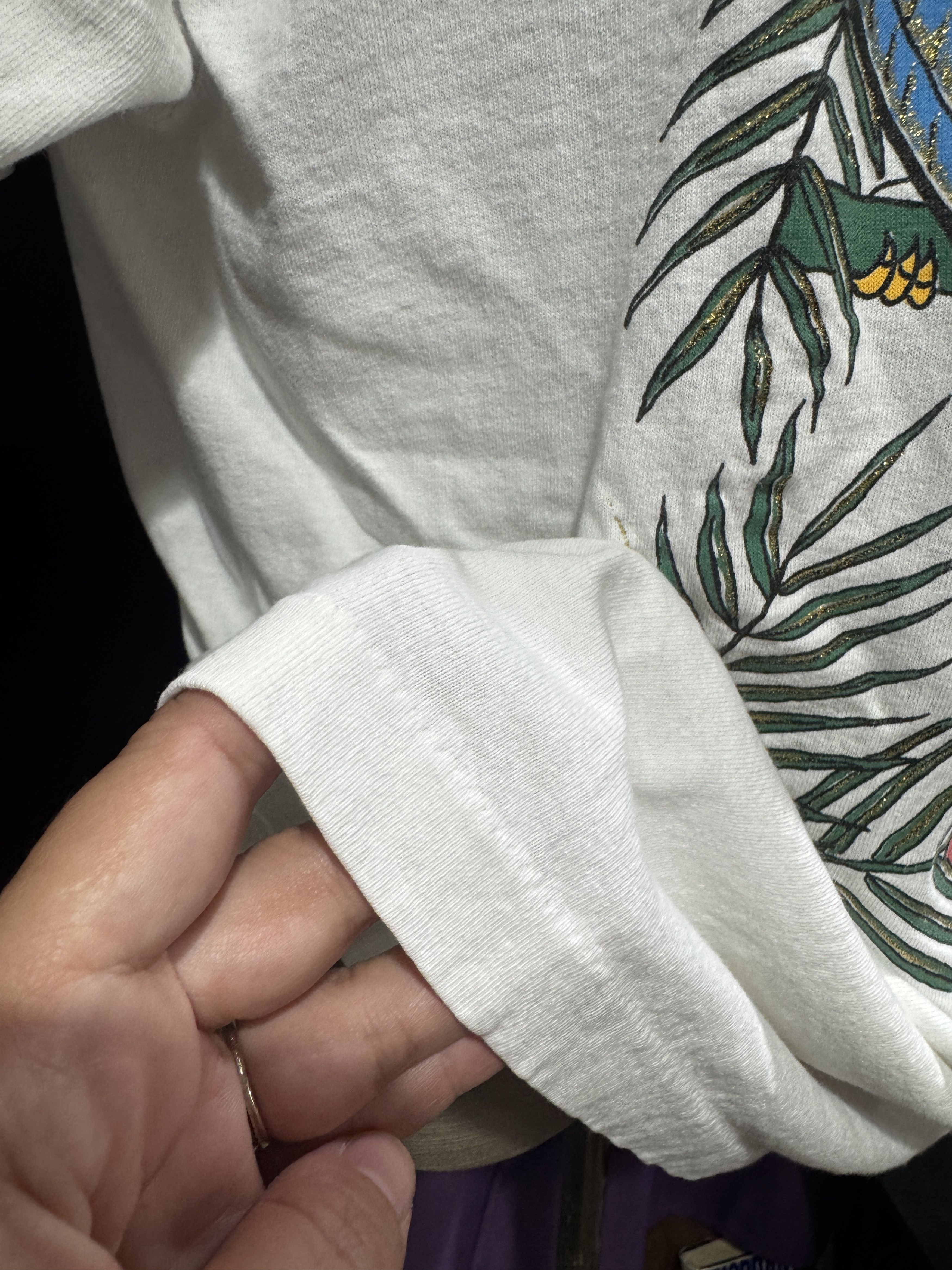 Other 90s Single Stitch Tropical Bird T Shirt Size US XL / EU 56 / 4 - 4 Thumbnail