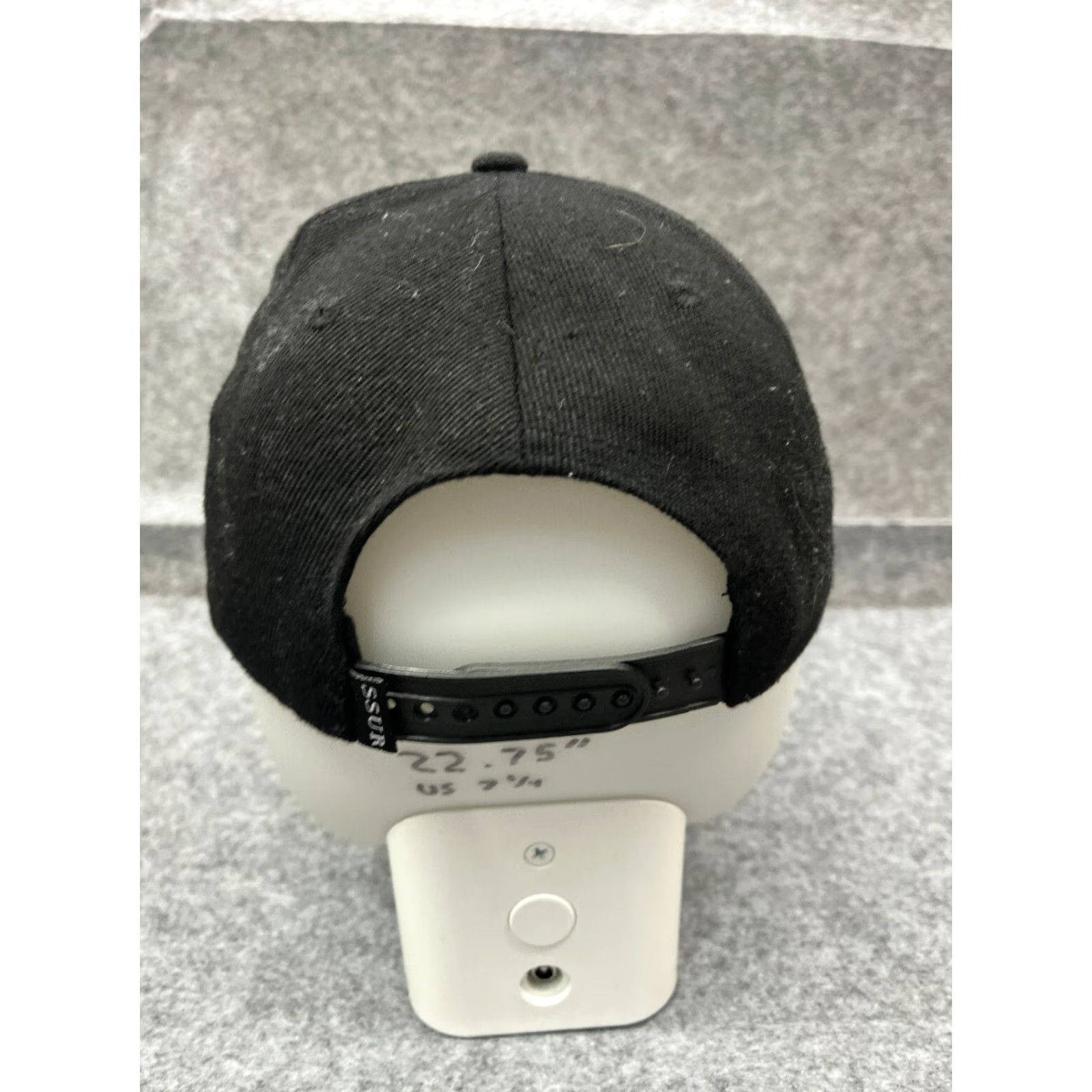 Vintage SSUR Skull Hat Cap Snap Back Adult One Size Black 100% Acrylic Streetwear Hat Mens Adjustable Size ONE SIZE - 6 Thumbnail