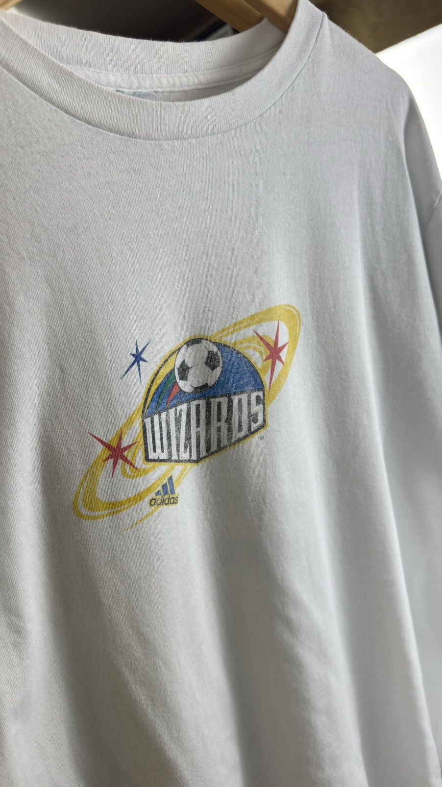 Adidas Vintage Adidas KC Wizards Sheer Wizardry Graphic Tee Size US M / EU 48-50 / 2 - 7 Thumbnail