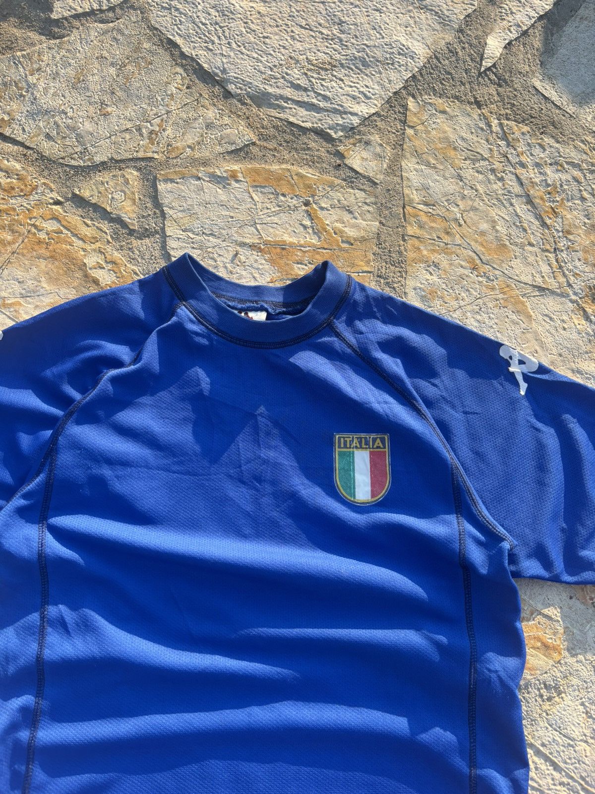 Kappa × Vintage Vintage Italy National Soccer Jersey Bloke Core Fashion Size US S / EU 44-46 / 1 - 4 Thumbnail
