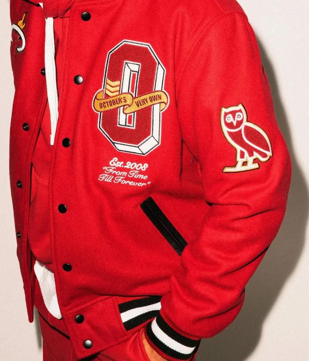 Drake × October's Very Own October’s Very Own x NBA Miami Heat Varsity Jacket - Medium Size US M / EU 48-50 / 2 - 10 Thumbnail