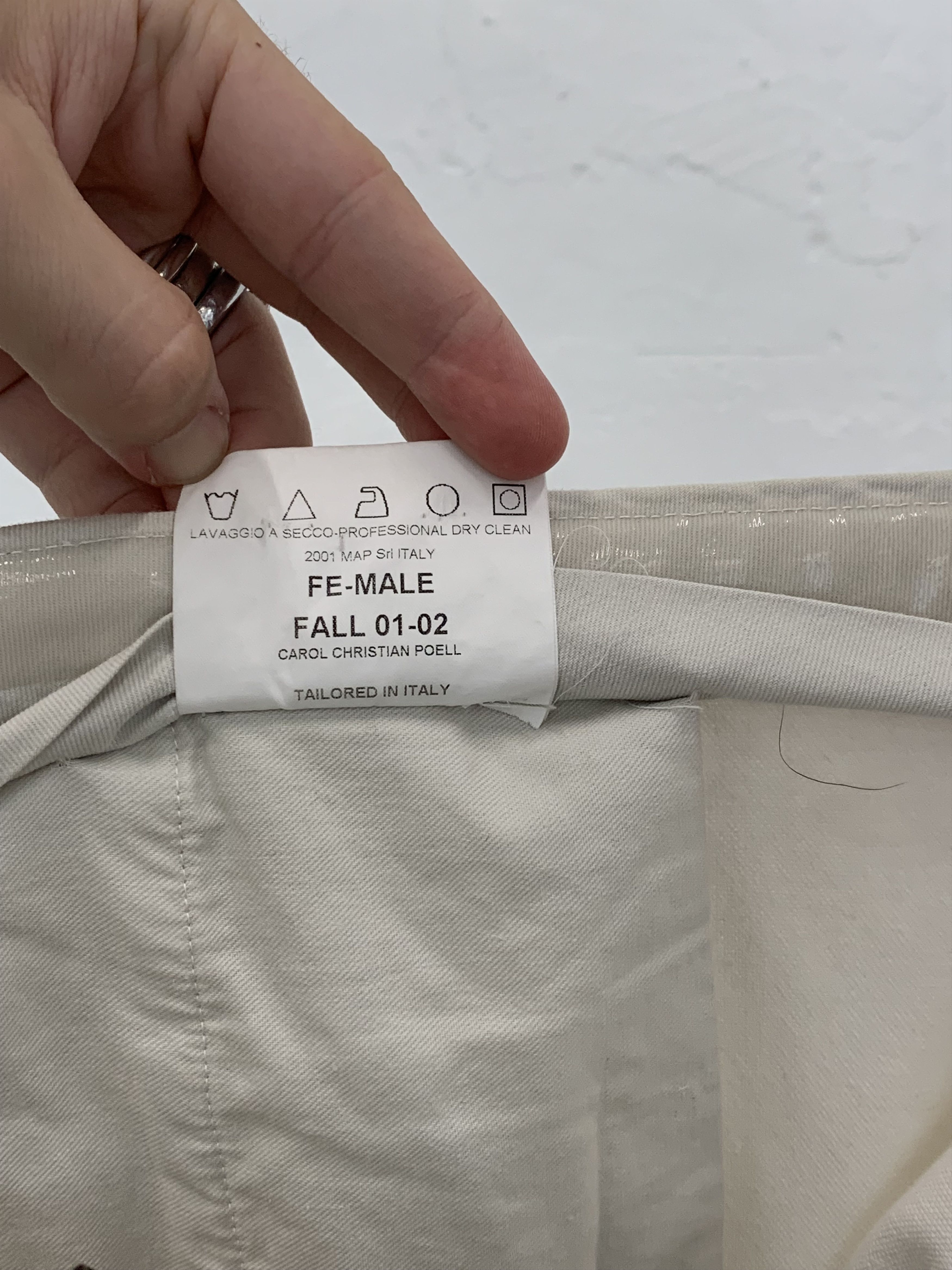 Carol Christian Poell SAMPLE CAROL CHRISTIAN POELL FE-MALE 01 02 PANTS Size 28" / US 6 / IT 42 - 5 Thumbnail
