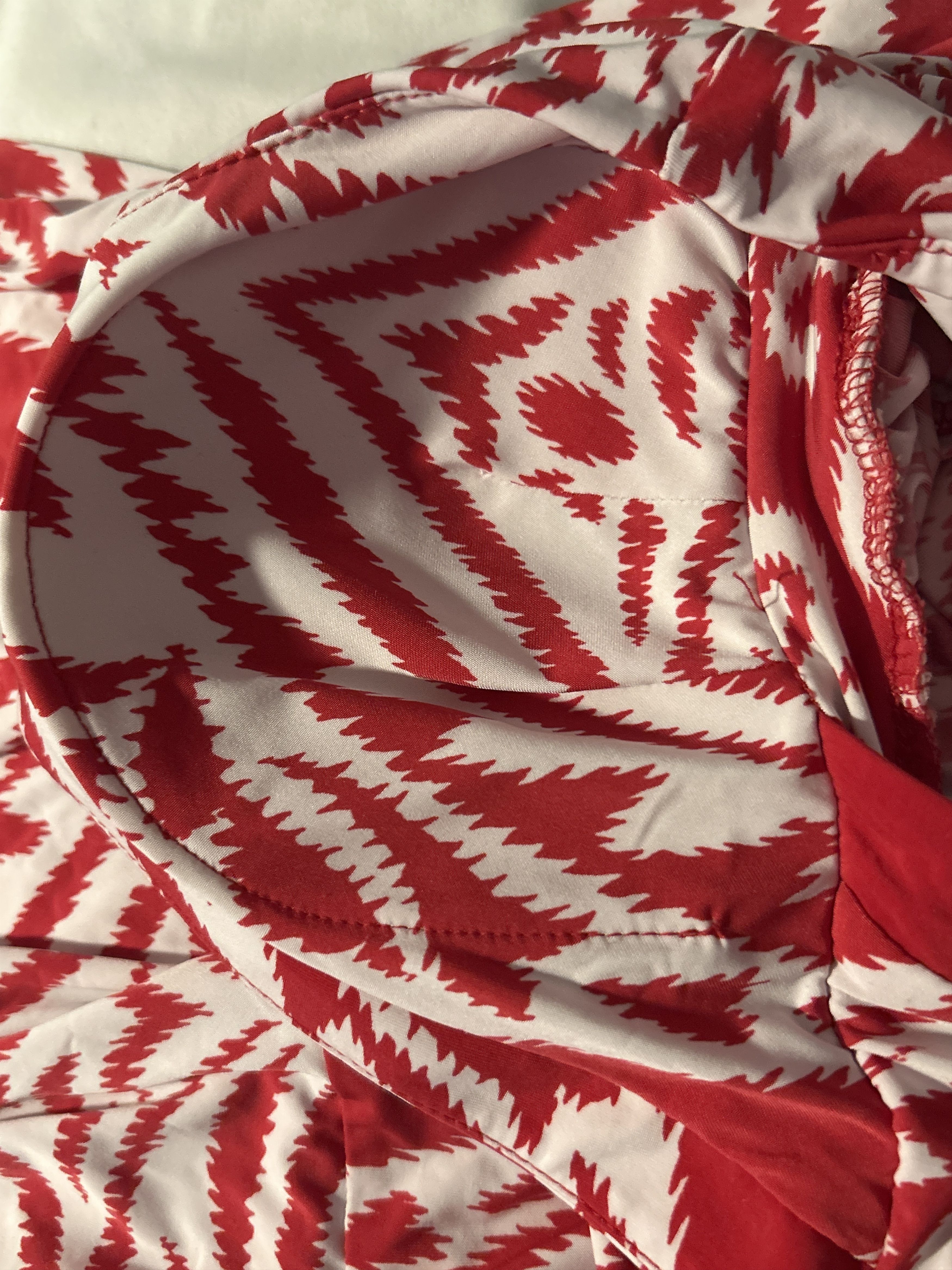 I.N.C INC International Concepts Red & White Pattern Maxi Dress Size S / US 4 / IT 40 - 4 Thumbnail