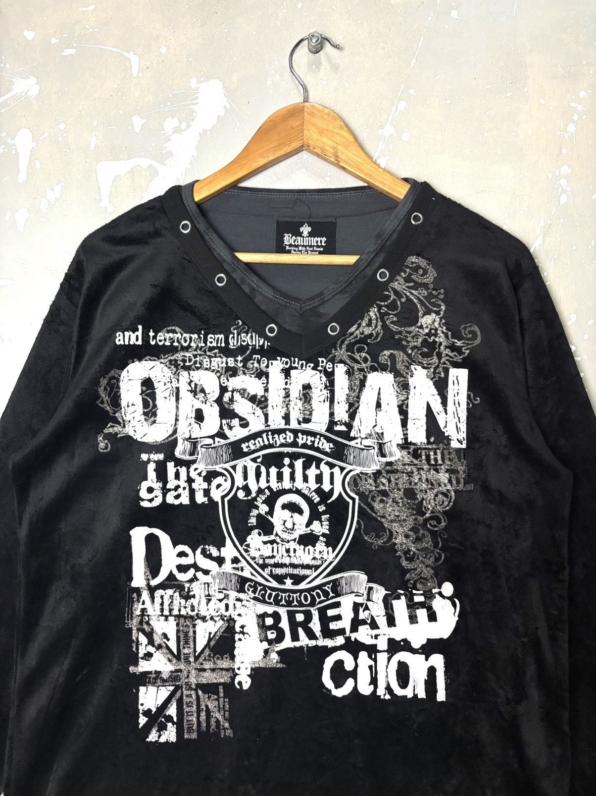 Beaumere Beaumere Obsidian Overflow Motion Punk Japan T shirt Size US L / EU 52-54 / 3 - 2 Thumbnail