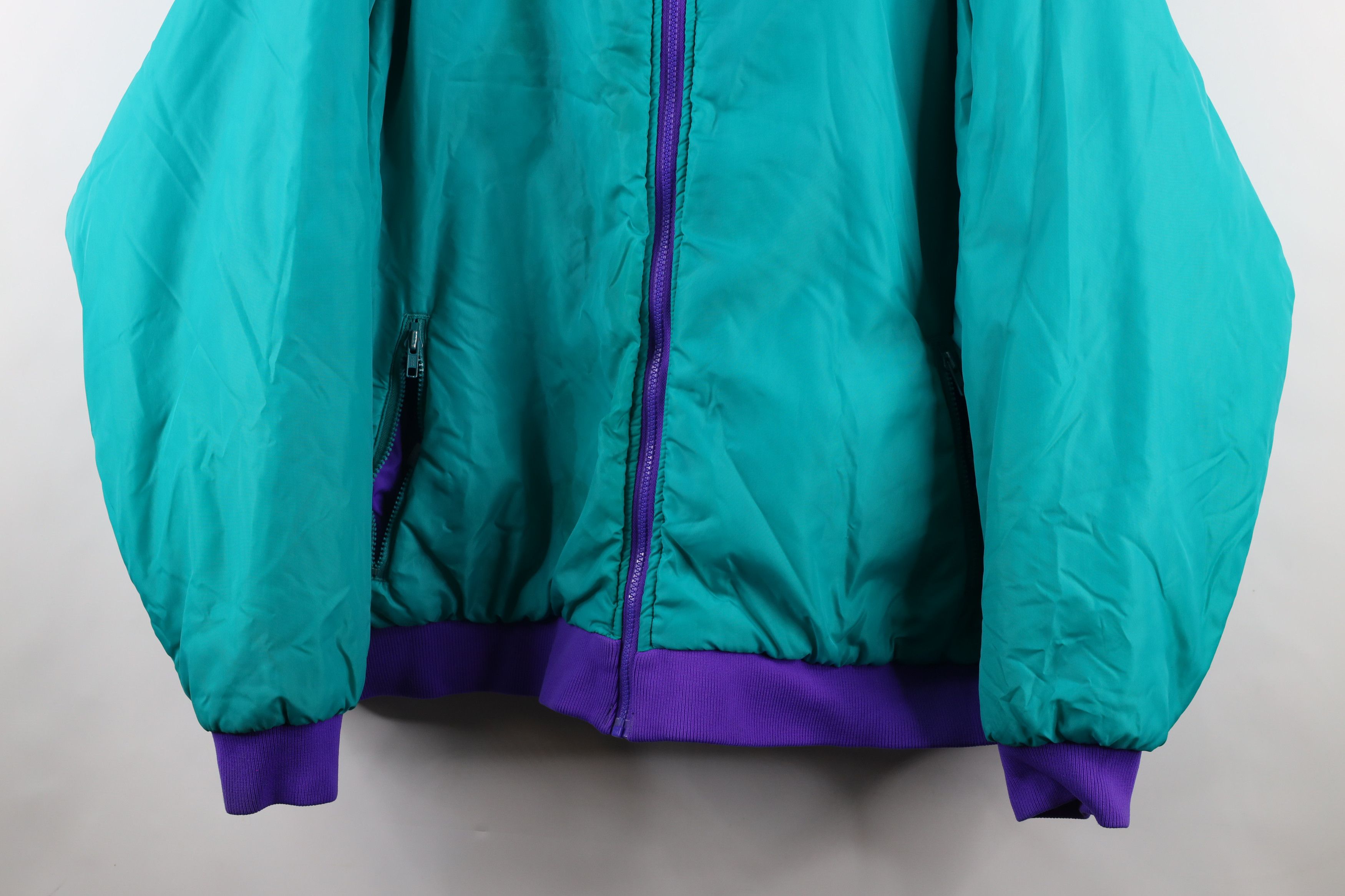 Columbia × Vintage Vintage 90s Columbia Reversible Full Zip Bomber Jacket Size US XXL / EU 58 / 5 - 3 Thumbnail