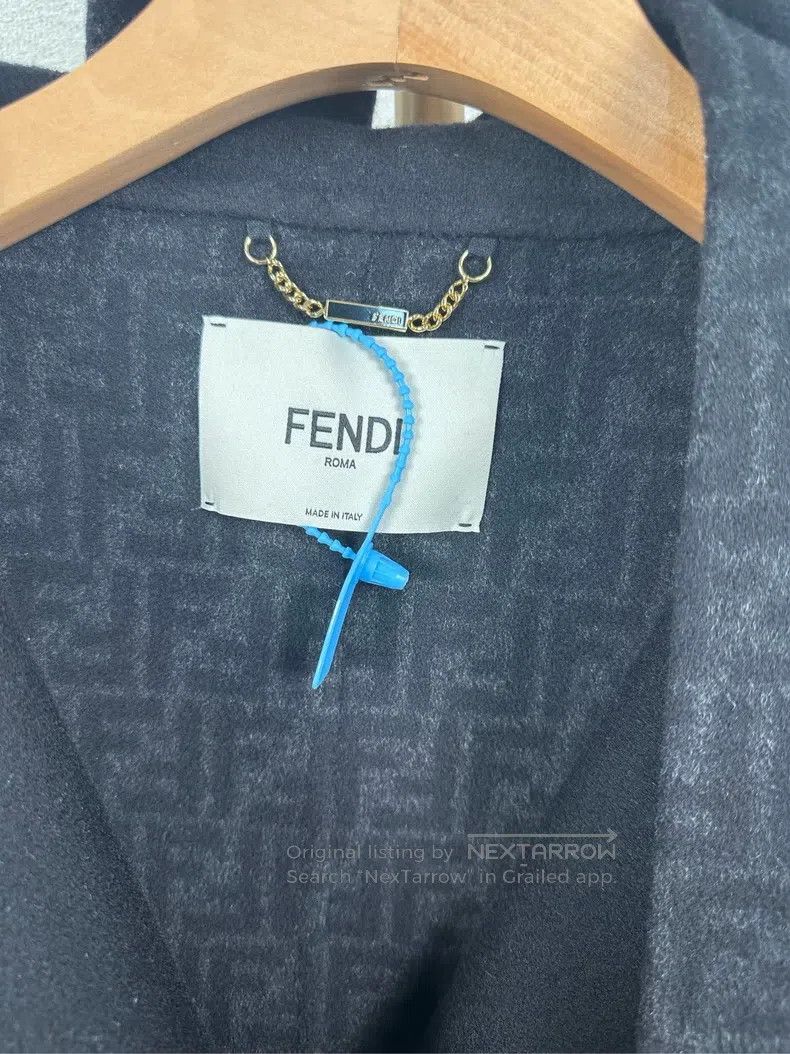 Fendi Fendi Black long coat Size XXS / US 00 / IT 34 - 3 Thumbnail