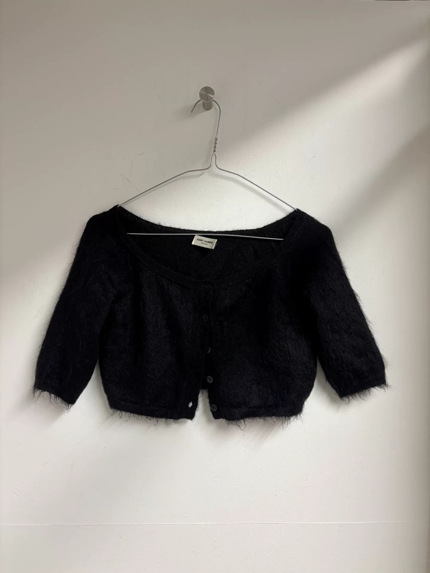 Saint Laurent Paris Saint Laurent Cropped Button Cardigan Size M / US 6-8 / IT 42-44 - 1 Thumbnail