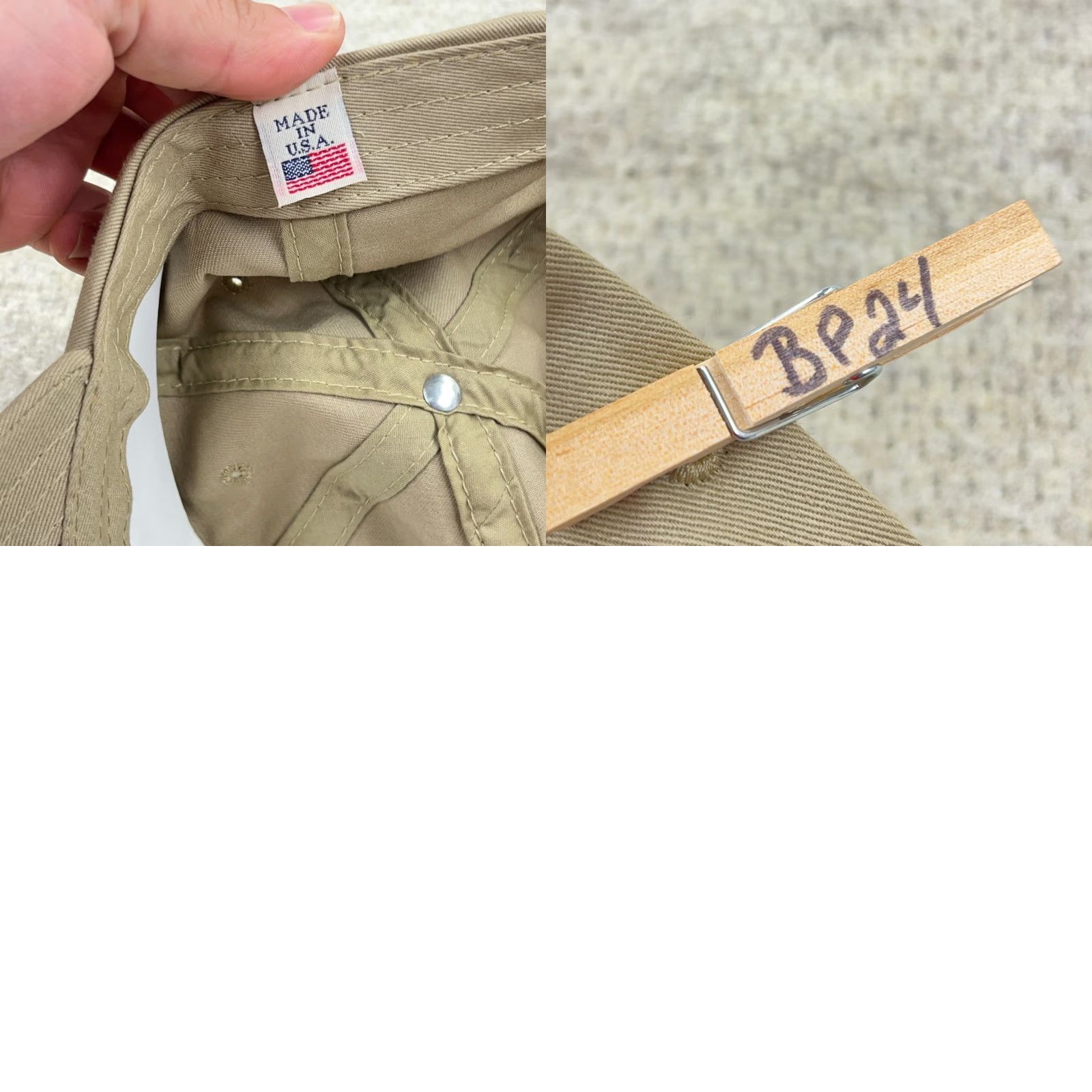 American Needle VINTAGE American Needle The Masters Hat Cap Adjustable Strap Back Augusta Nationals Y2K 2004 Tan Khaki USA Beige Twill Golf Hat Mens Size ONE SIZE - 8 Thumbnail