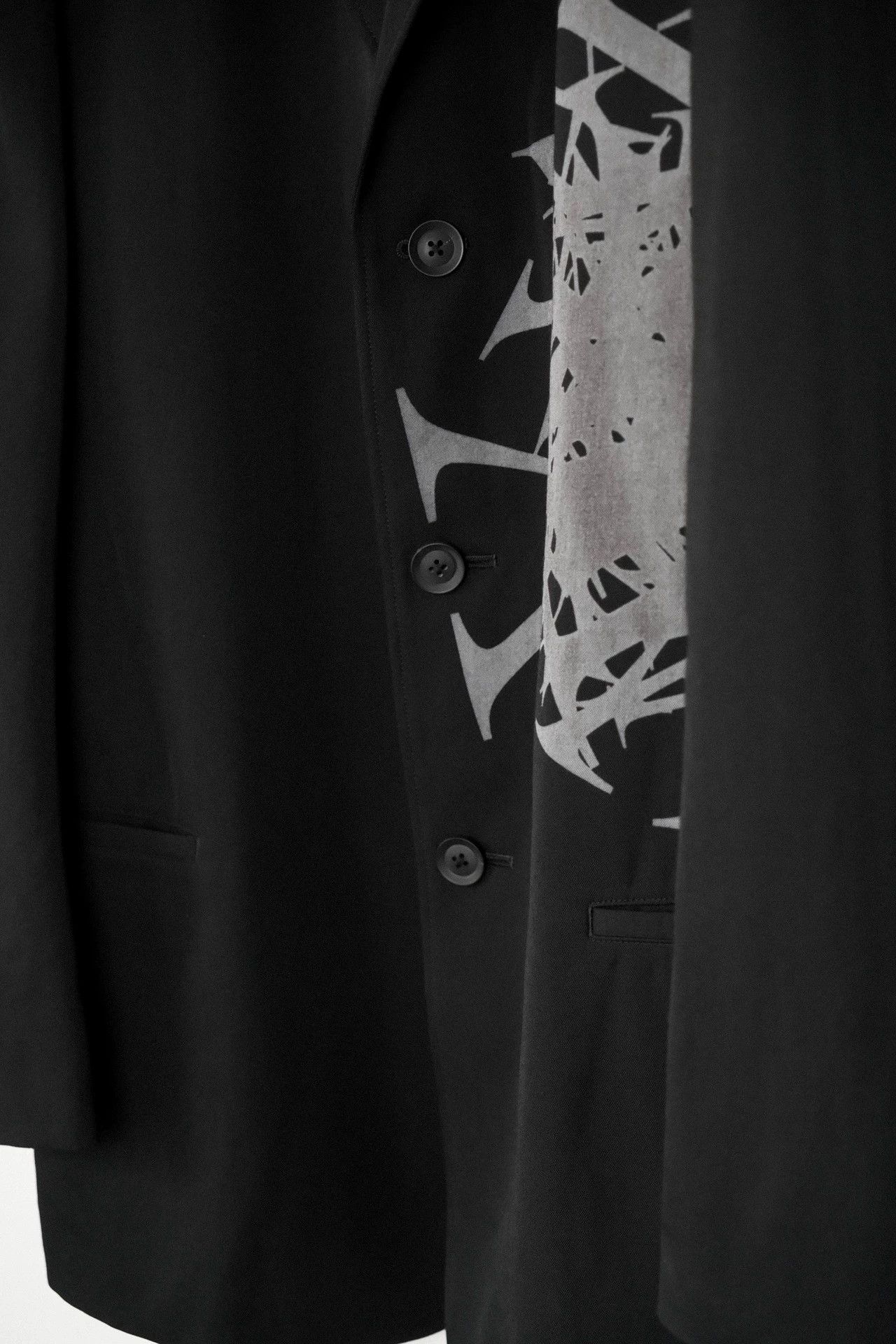Yohji Yamamoto Yohji Yamamoto 24ss Isetan Discharge Print Men's Blazer Size US XL / EU 56 / 4 - 6 Thumbnail