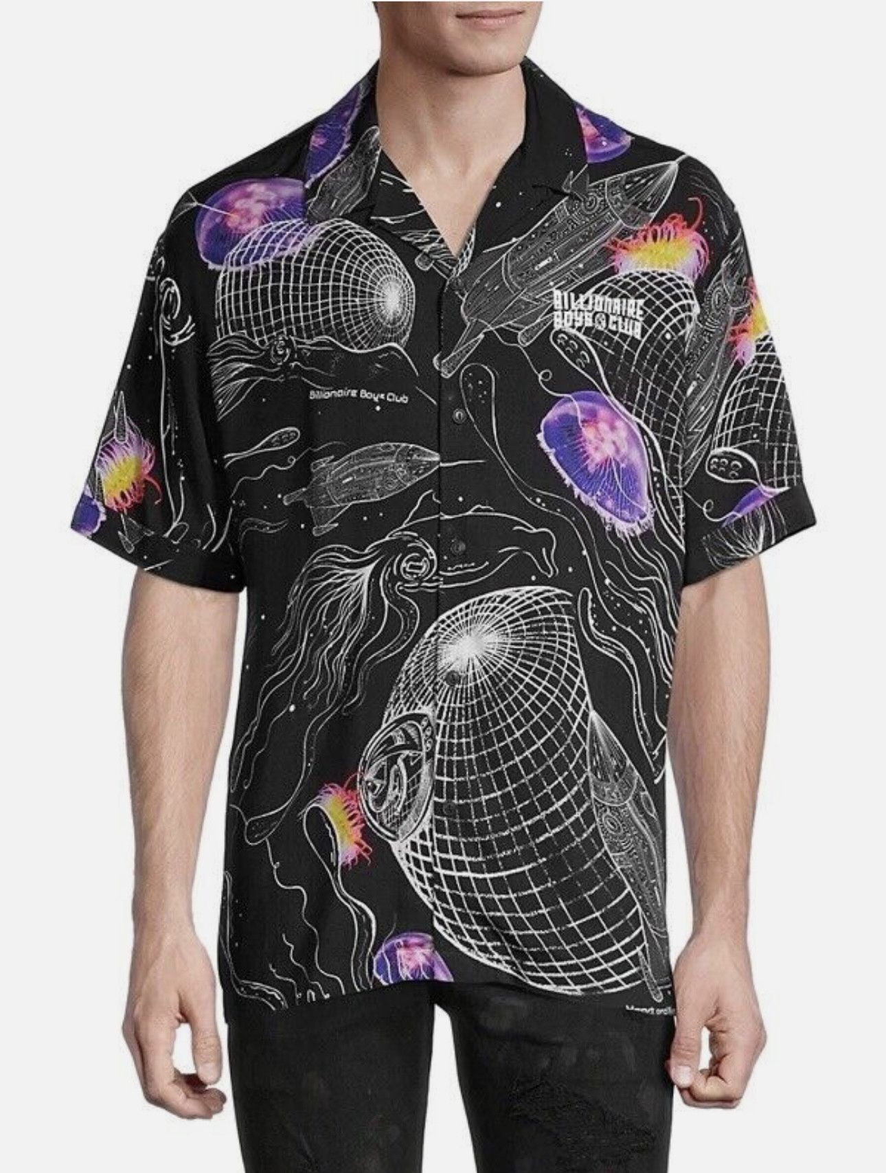Billionaire Boys Club × Icecream Deep space short sleeve button up Size US L / EU 52-54 / 3 - 1 Thumbnail