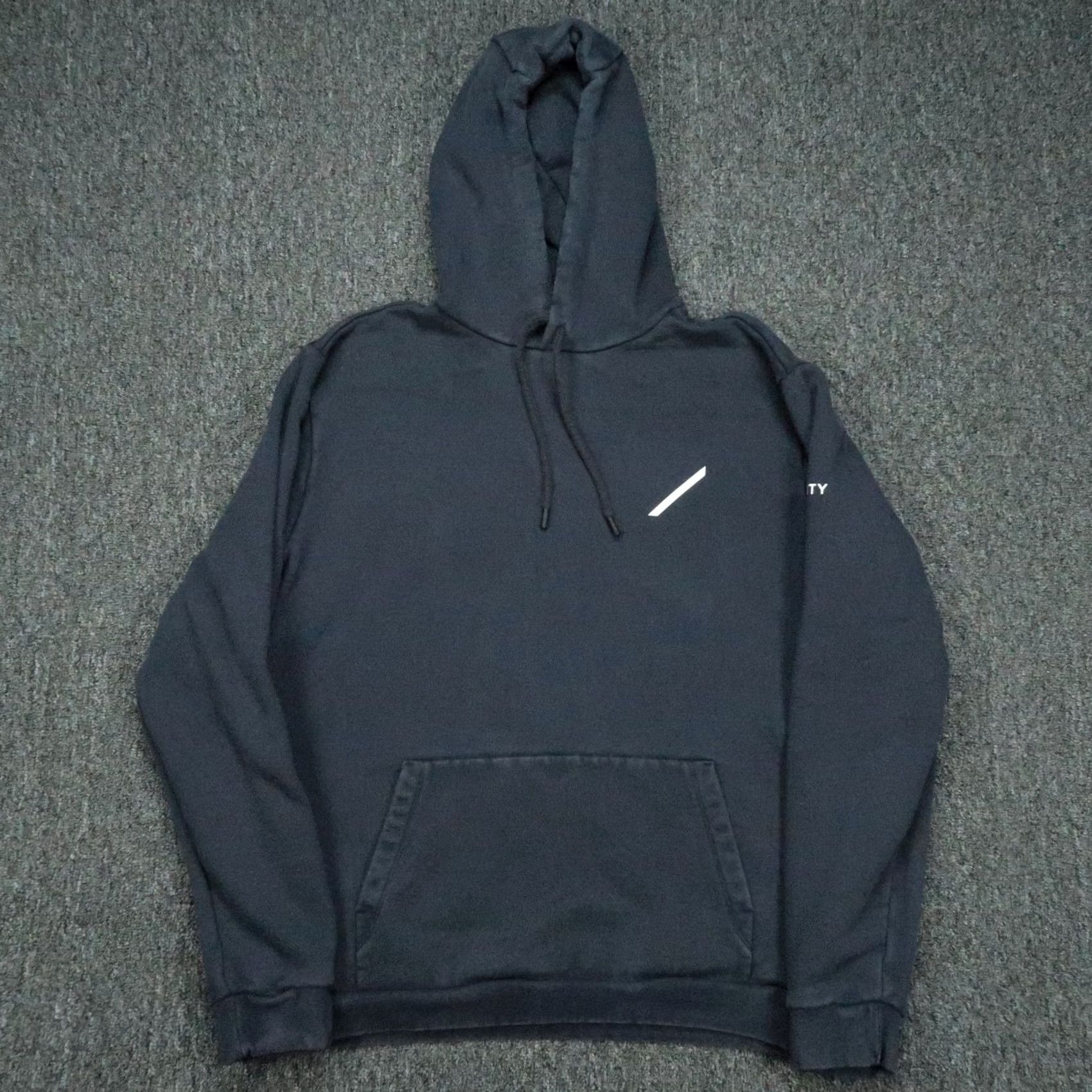 Vintage VINTAGE: No Hill City Hoodie Mens L Navy Blue Fleece Pockets Hooded Athletic Shirt Size US L / EU 52-54 / 3 - 2 Thumbnail