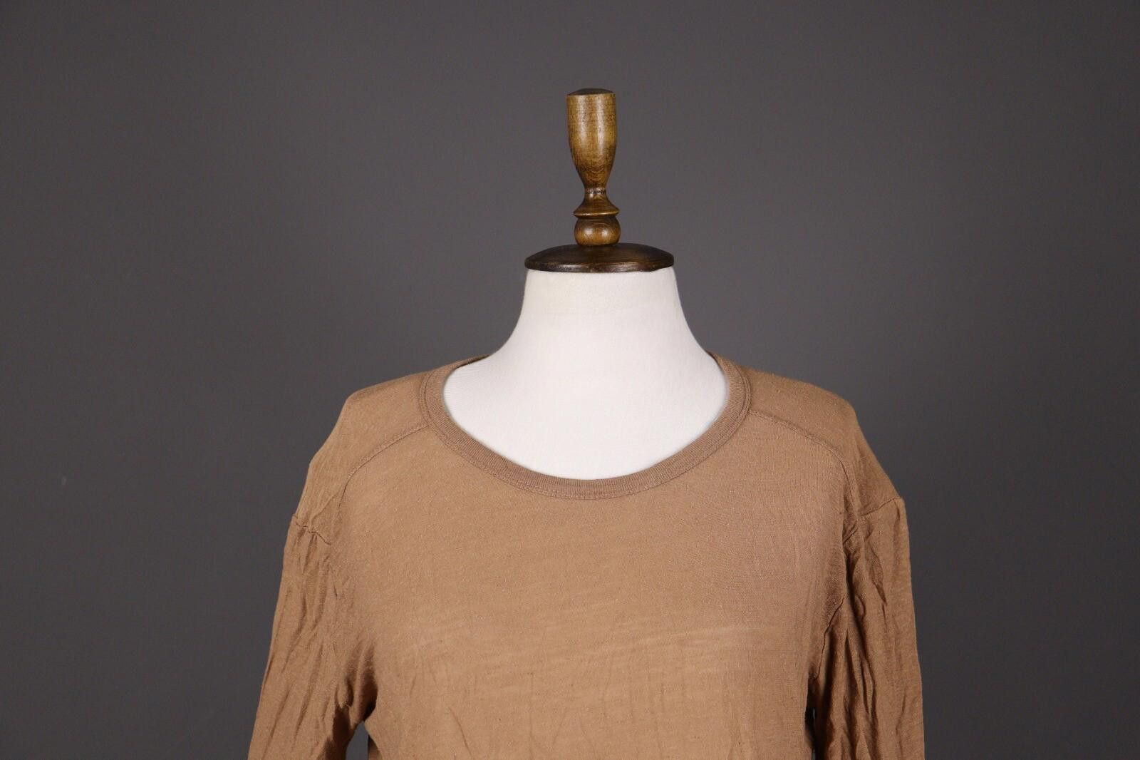 Alexander Wang T Alexander Wang Brown Long Sleeve Blouse Shirt Size L Size L / US 10 / IT 46 - 2 Thumbnail