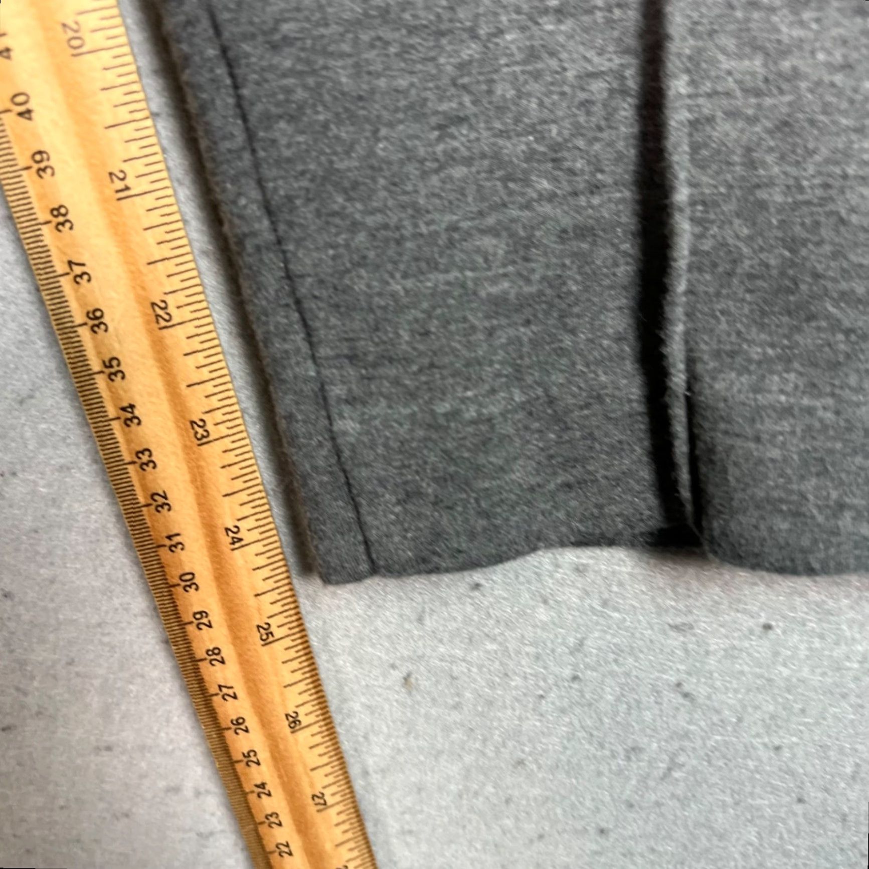 Everlane Everlane Womens Pants, Trousers, Stretch Cotton Modal, Gray, Size S, Ankle, High Rise, Flat Front, Inseam 25in, tapered, Regular, Womens Size 28" / US 6 / IT 42 - 7 Thumbnail
