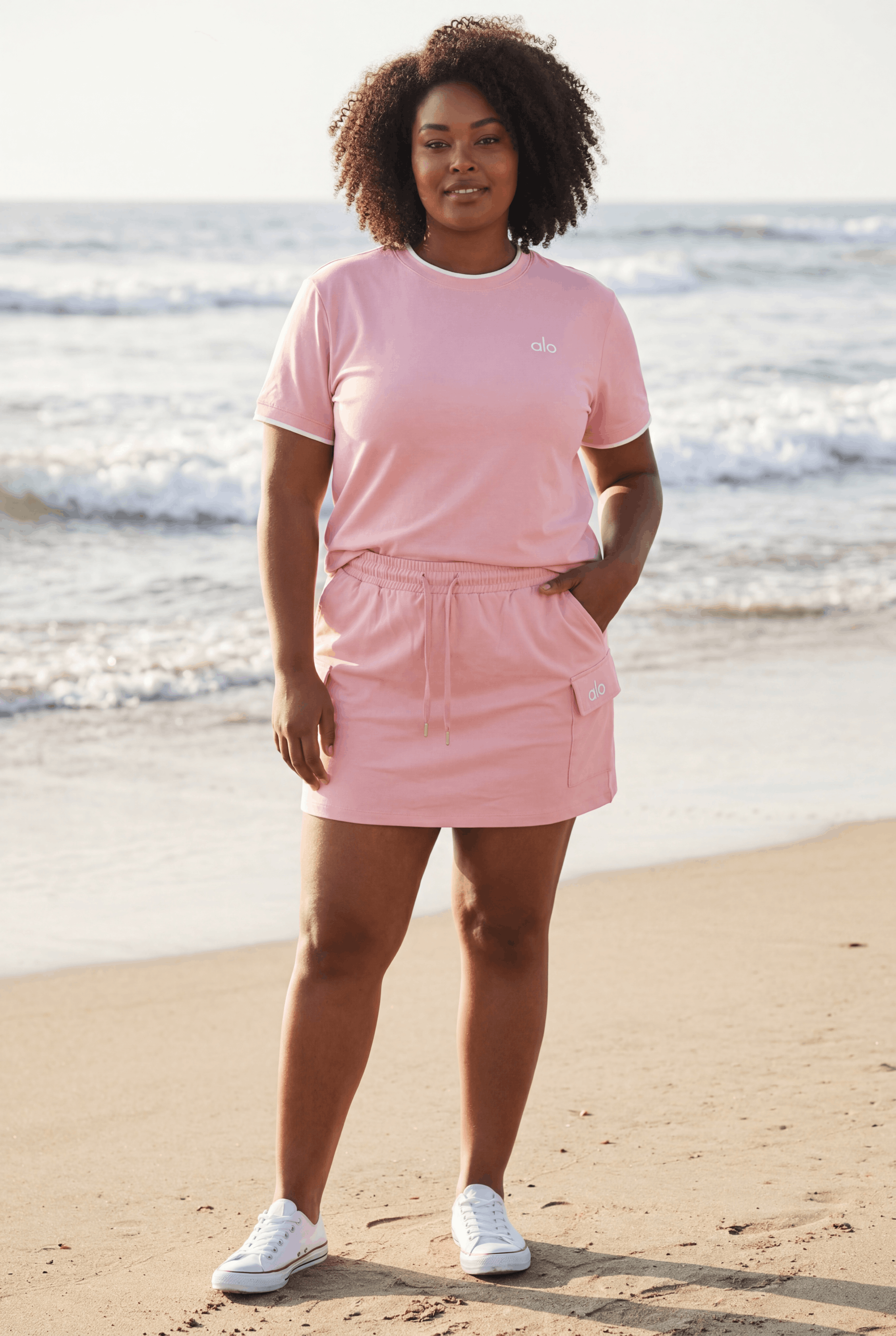 Other Women's pink athletic yoga set Size L / US 10 / IT 46 - 1 Thumbnail