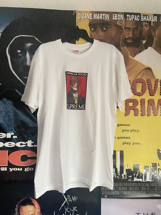 Supreme supreme american psycho tee white | Grailed