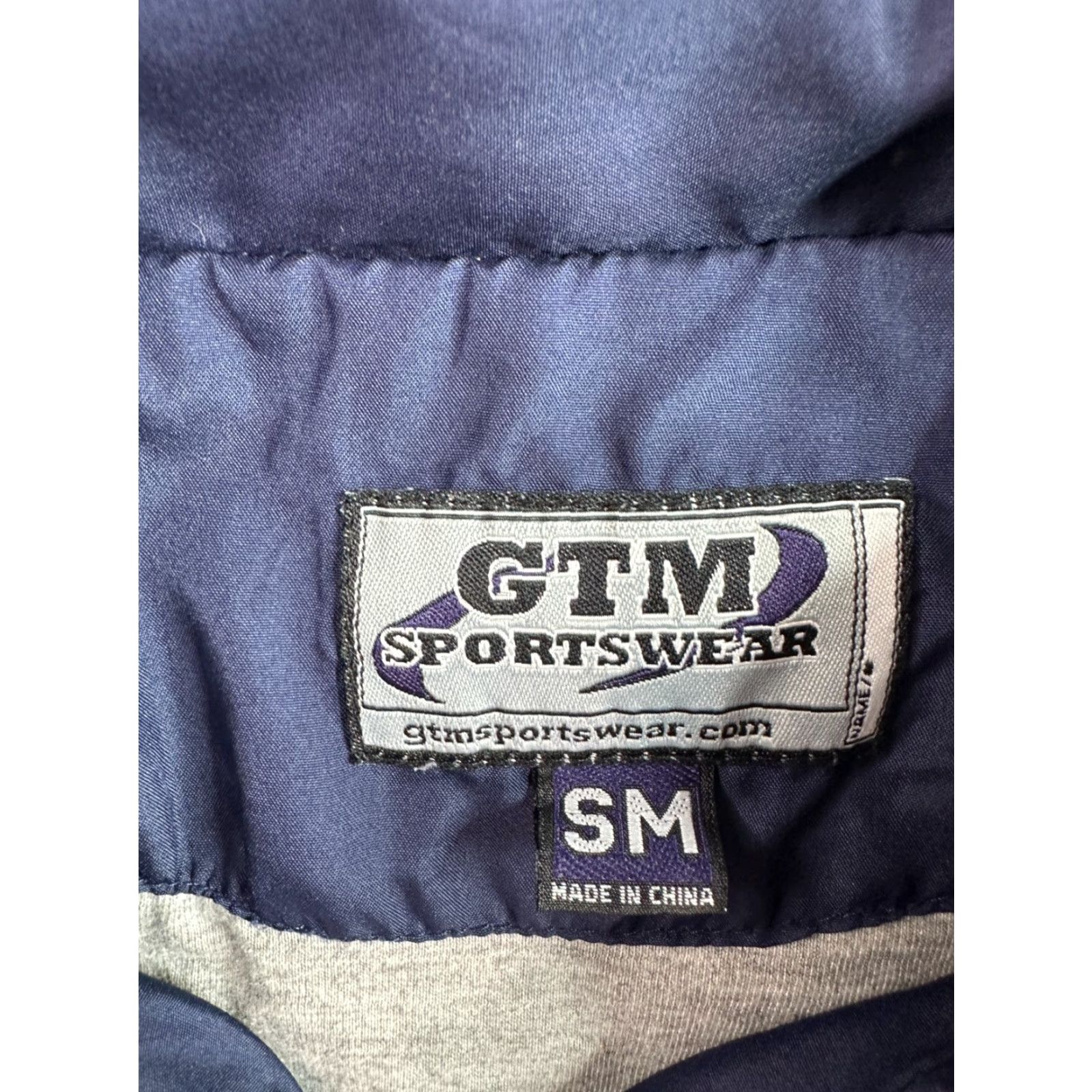 Vintage GTM Jacket Mens S Blue Full Zip Windbreaker Coat Shirt Jacket Style Logo Vintage: No Size US S / EU 44-46 / 1 - 4 Thumbnail