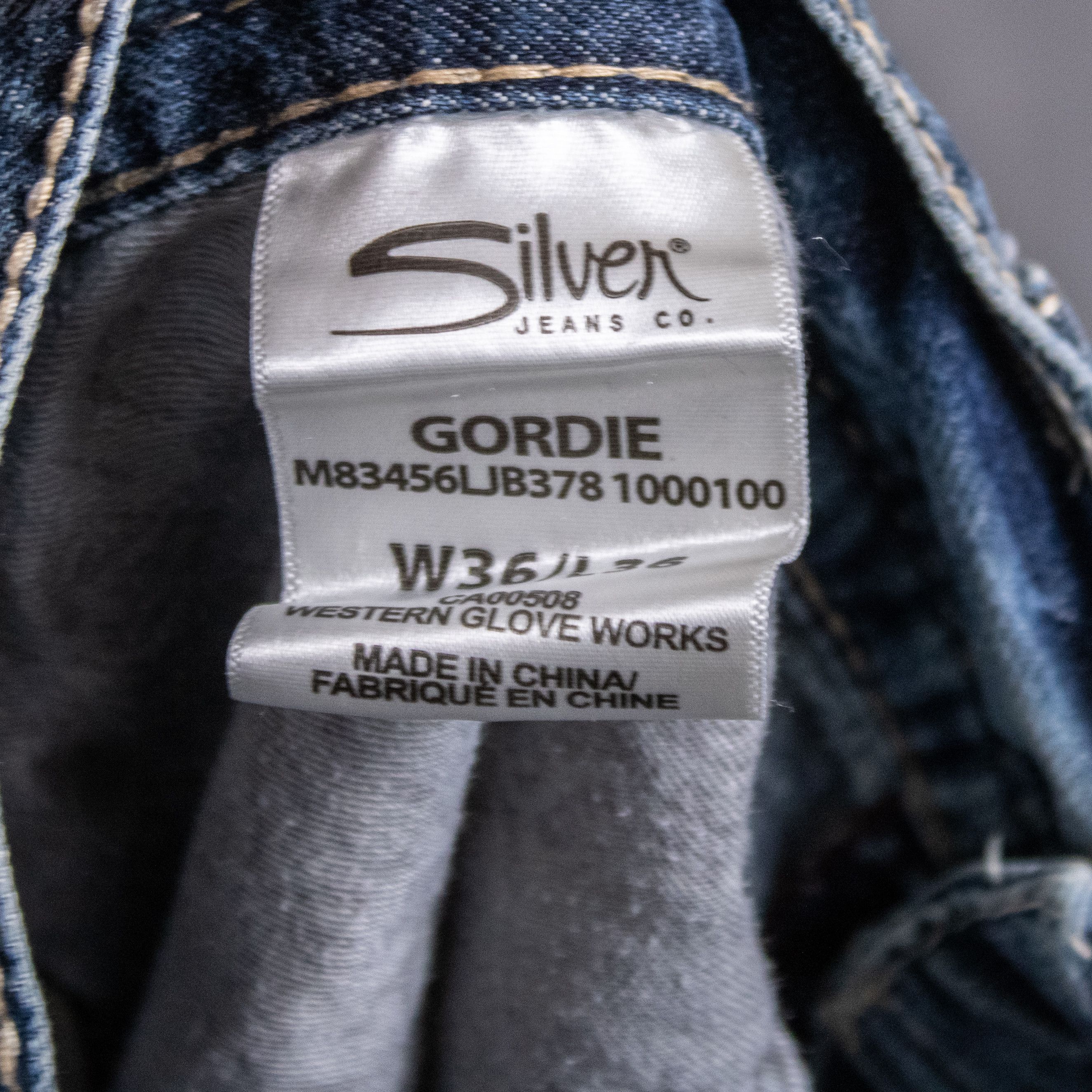 Silver Jeans Co. Y2K 2000's Silver Jeans Grunge Baggy Relax Wide Denim Pants Size US 37 - 10 Thumbnail