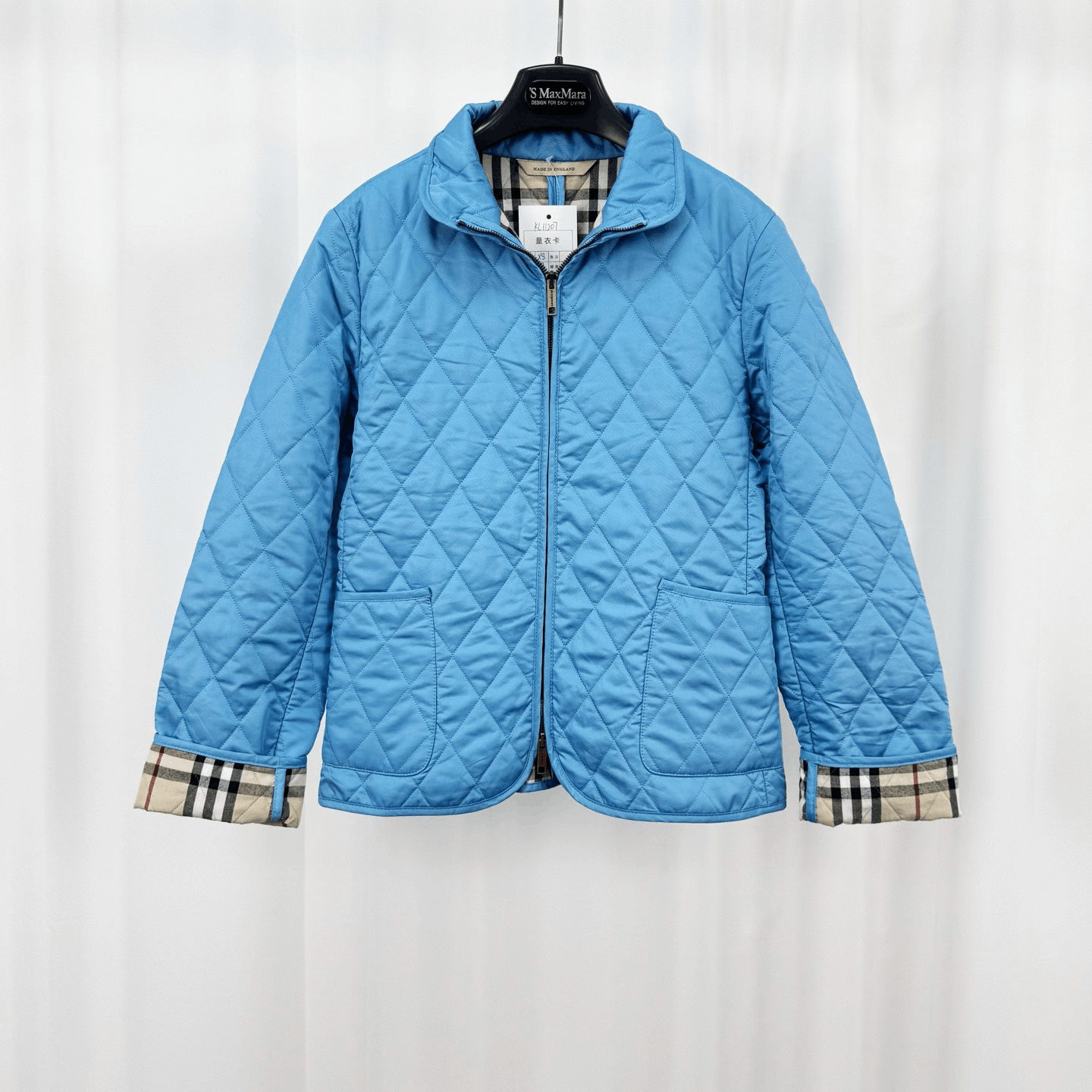 Burberry Burberry Quilted Check Lining Cotton Jacket Size XS / US 0-2 / IT 36-38 - 1 Thumbnail