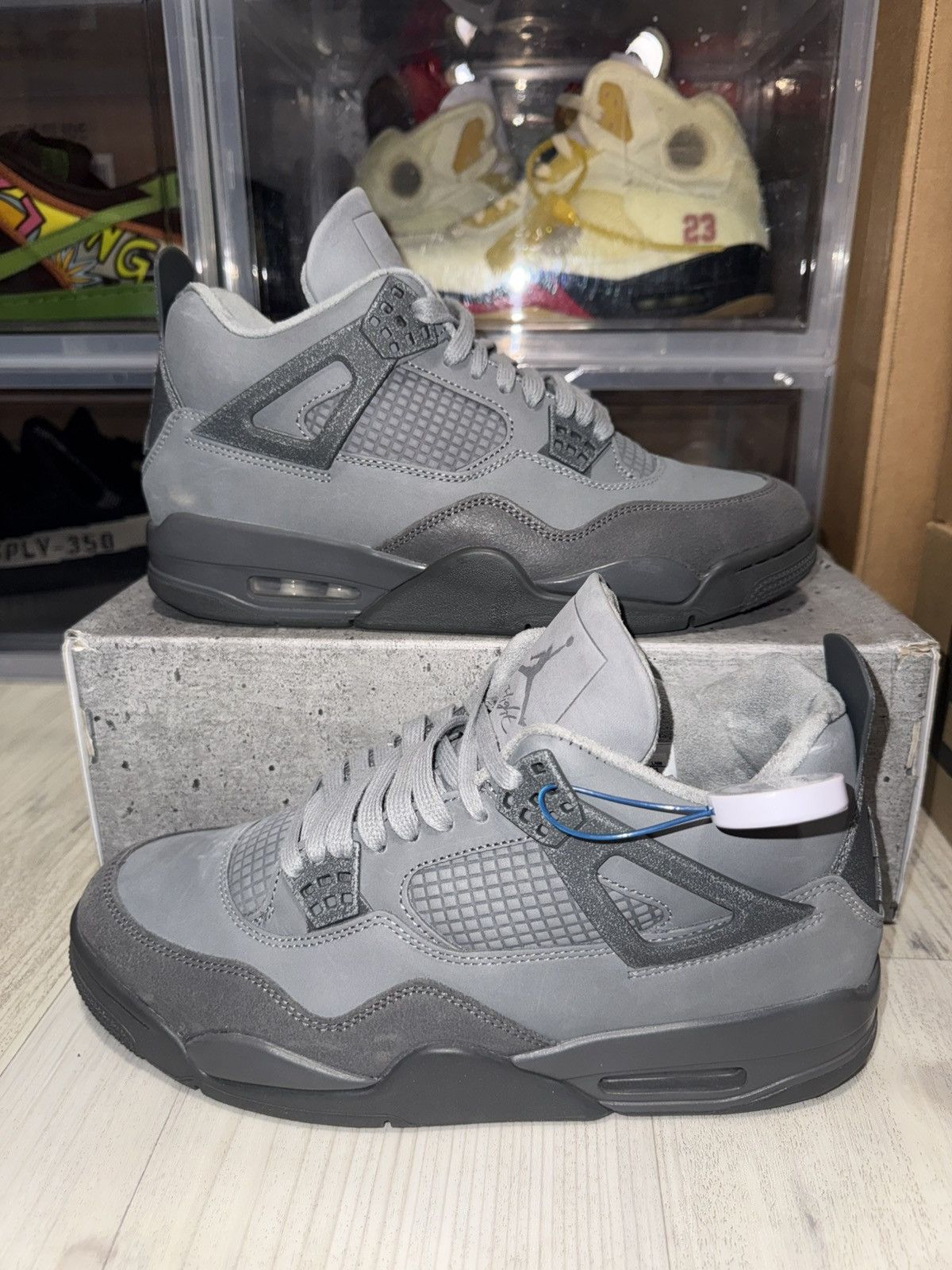 Jordan Brand Air Jordan 4 Retro Wet Cement Size US 9 / EU 42 - 2 Thumbnail