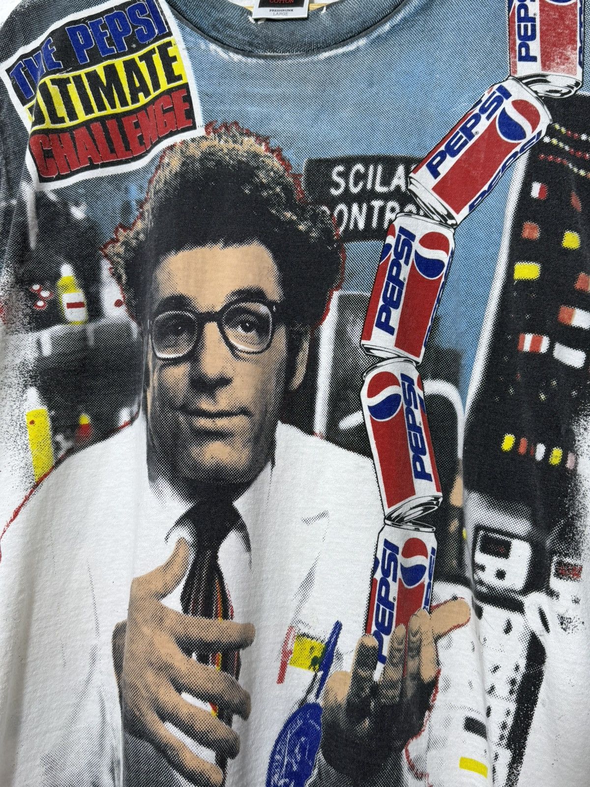 Vintage 90’s Kramer “The Pepsi Ultimate Challenge” AOP Size US L / EU 52-54 / 3 - 3 Thumbnail
