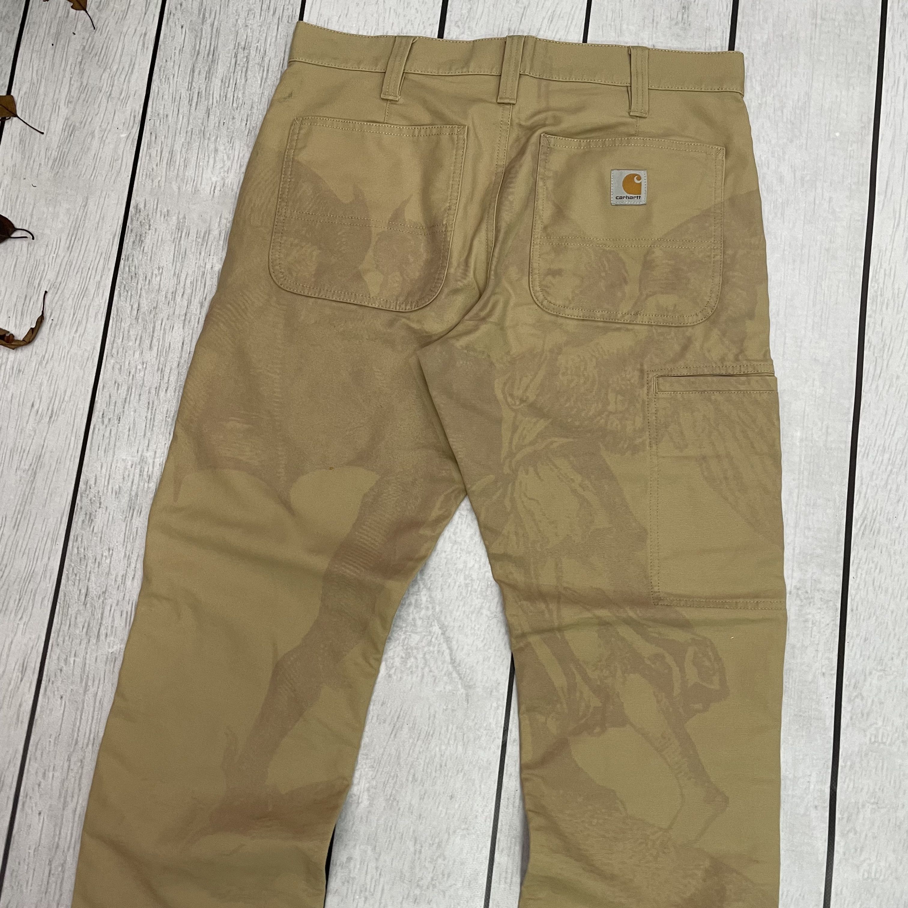 Carhartt Carhartt custom pants 1 of 1 art distressed y2k rare unique Size US 32 / EU 48 - 1 Thumbnail
