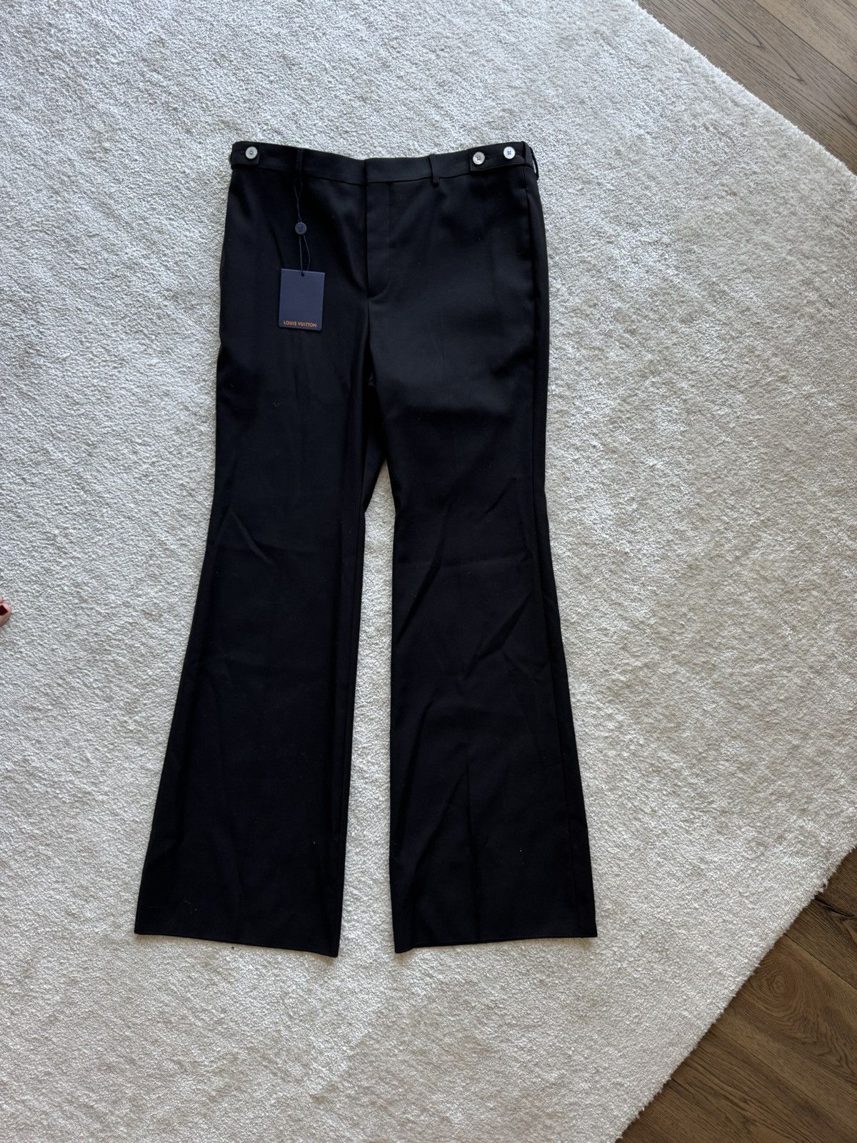Louis Vuitton Louis Vuitton Tailored Wool Flared Pants Size 54R - 1 Thumbnail