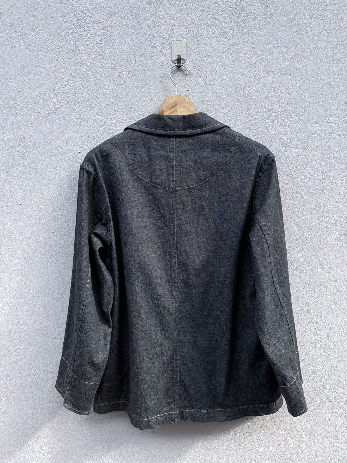 Hai Sporting Gear Vintage HAI SPORTING GEAR by Issey Miyake Chore Denim Jacket Size US M / EU 48-50 / 2 - 5 Thumbnail