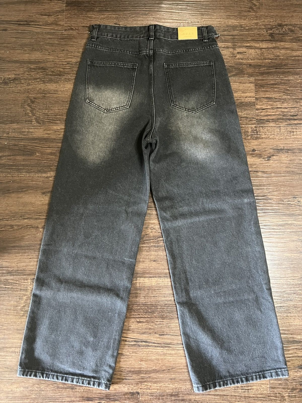 Japanese Brand REALTAKAI Black Baggy Flared Pants Size US 32 / EU 48 - 5 Thumbnail