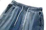 Japanese Brand 21SS Indigo Union Japan Blue Denim Faded Jogger Pants Size US 32 / EU 48 - 3 Thumbnail