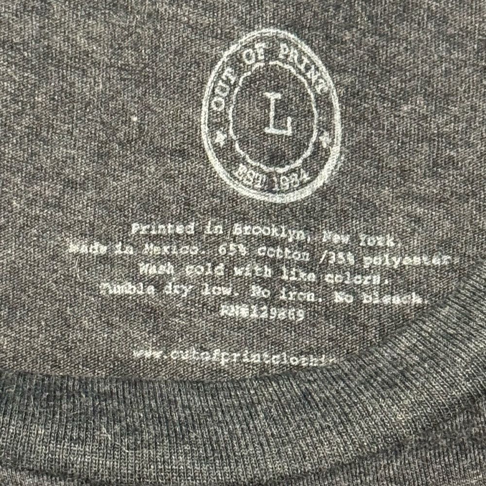 Out Of Print Vintage Out of Print Tees Sherlock Holmes Heather Gray T-Shi Size US L / EU 52-54 / 3 - 3 Thumbnail