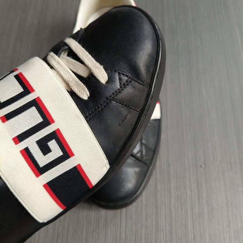 Gucci Gucci Ace Leather Stripe Low Sneakers for Men Size US 8.5 / EU 41-42 - 5 Thumbnail