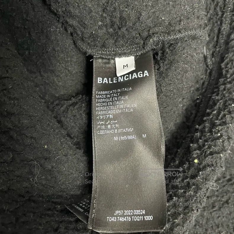Balenciaga Balenciaga Mud Stained Love Heart Teddy Fleece Jacket Hood Size US M / EU 48-50 / 2 - 4 Thumbnail