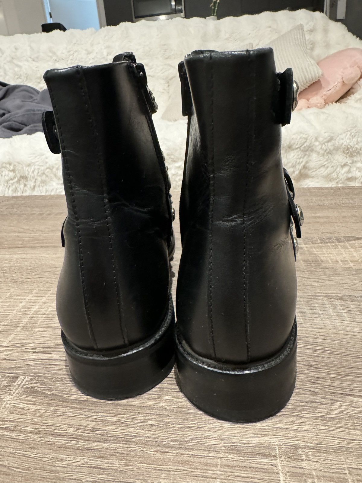 Maje Black leather ankle boots Size US 9 / IT 39 - 4 Thumbnail