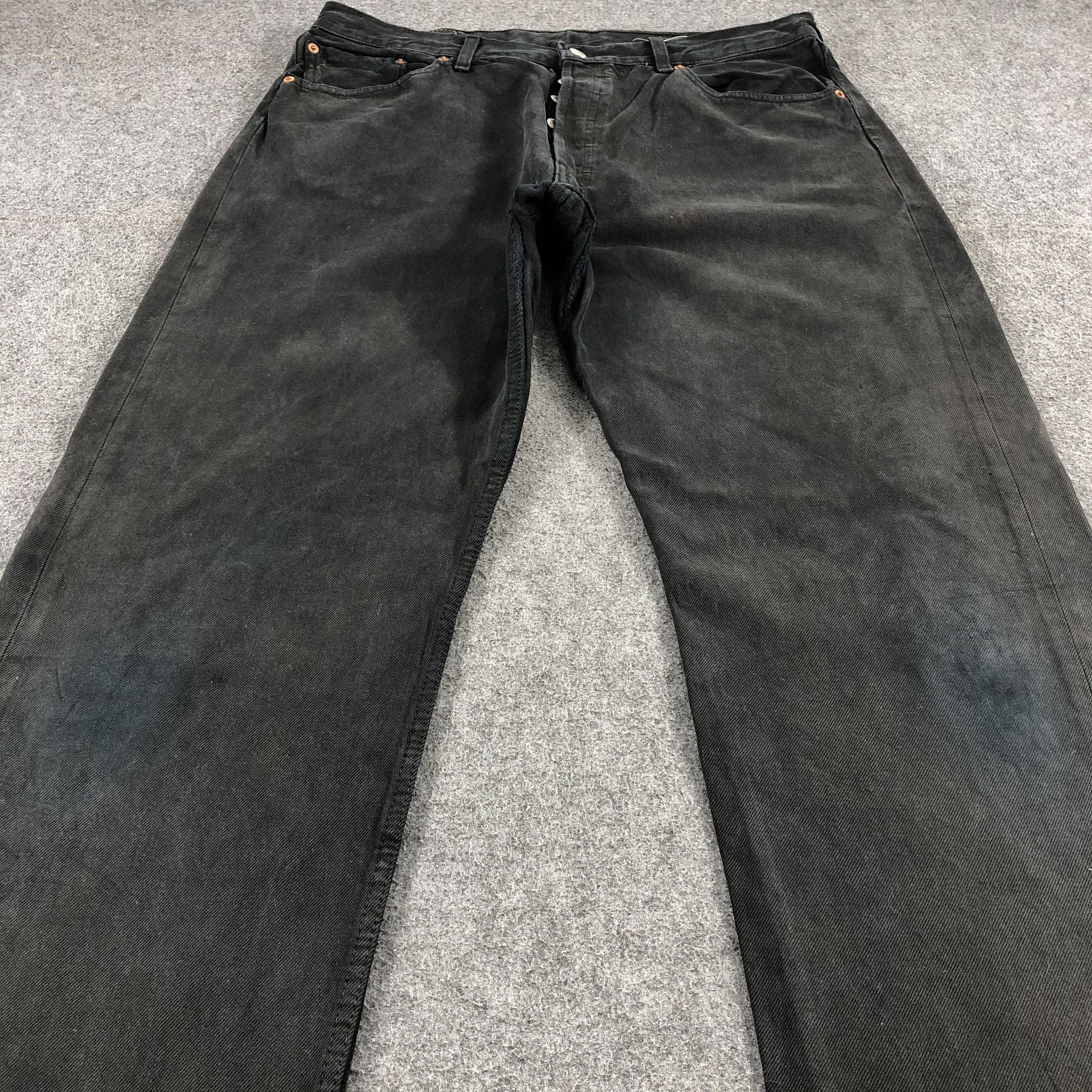 Levi's × Vintage Vintage 90s Distress Levis 501 Jeans-JM1616 Size US 36 / EU 52 - 3 Thumbnail