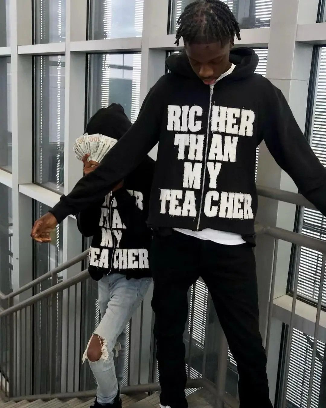 Other Retro Black Hoodie Size US XL / EU 56 / 4 - 3 Thumbnail
