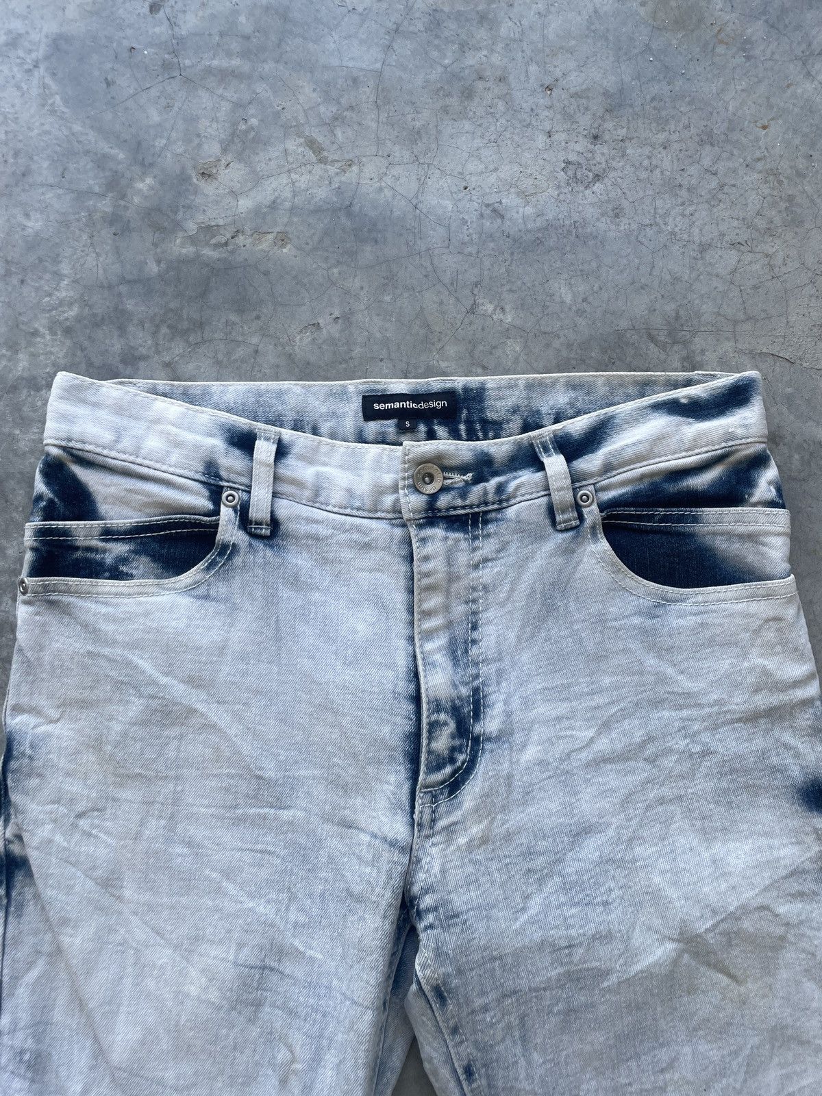 semanticdesign 2000s japanese semantic design bleach j cut jeans Size US 30 / EU 46 - 2 Thumbnail